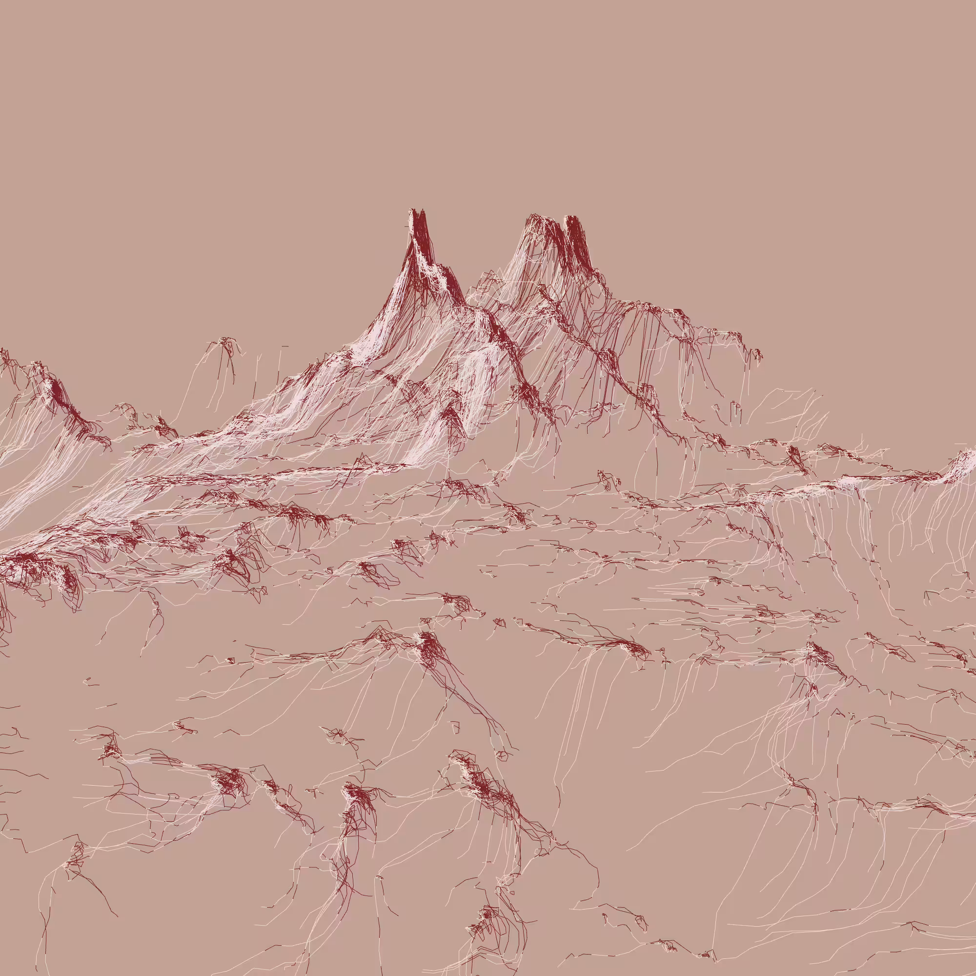 Ridge Scribbles #212