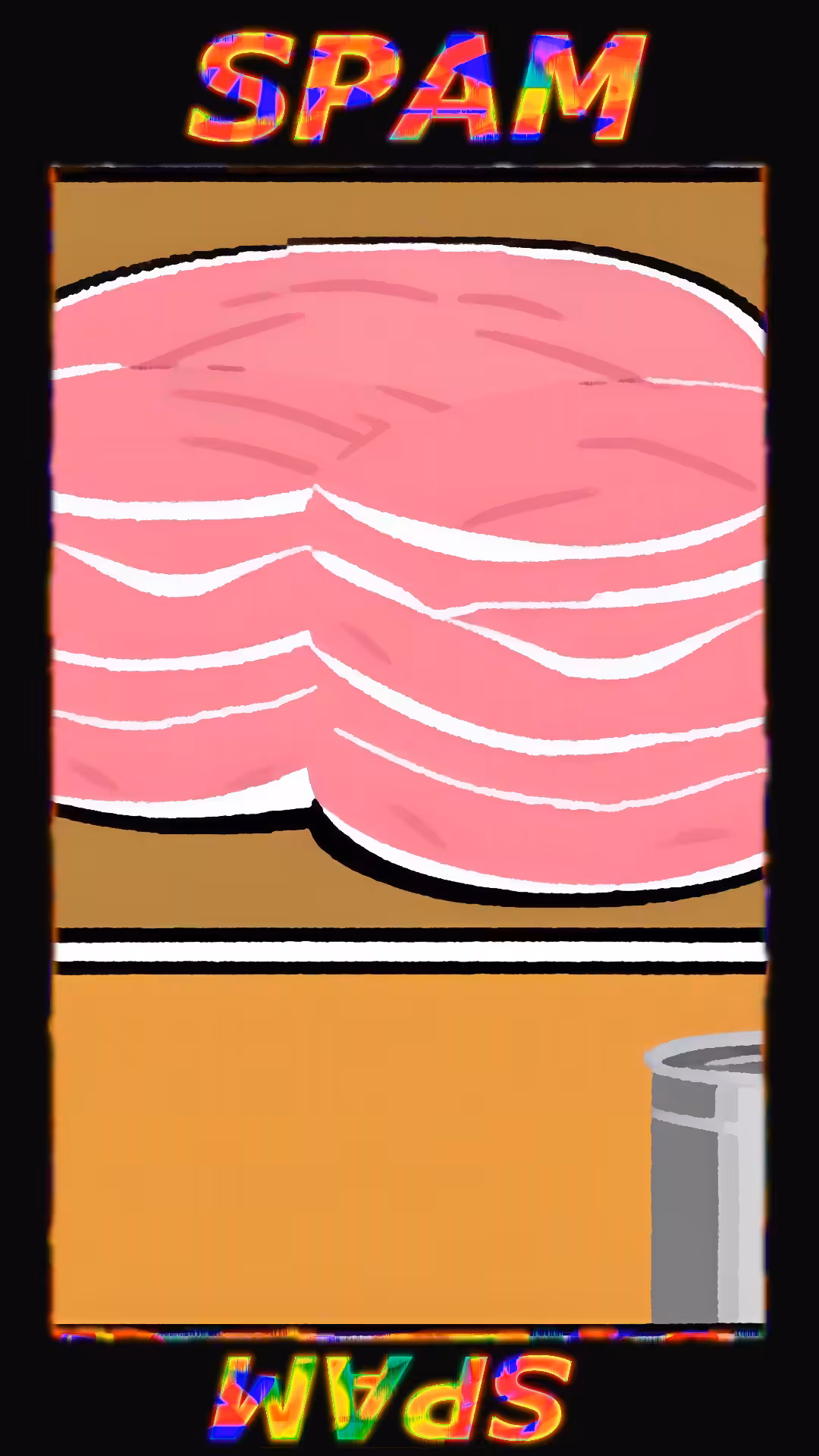 spam sobre trash
