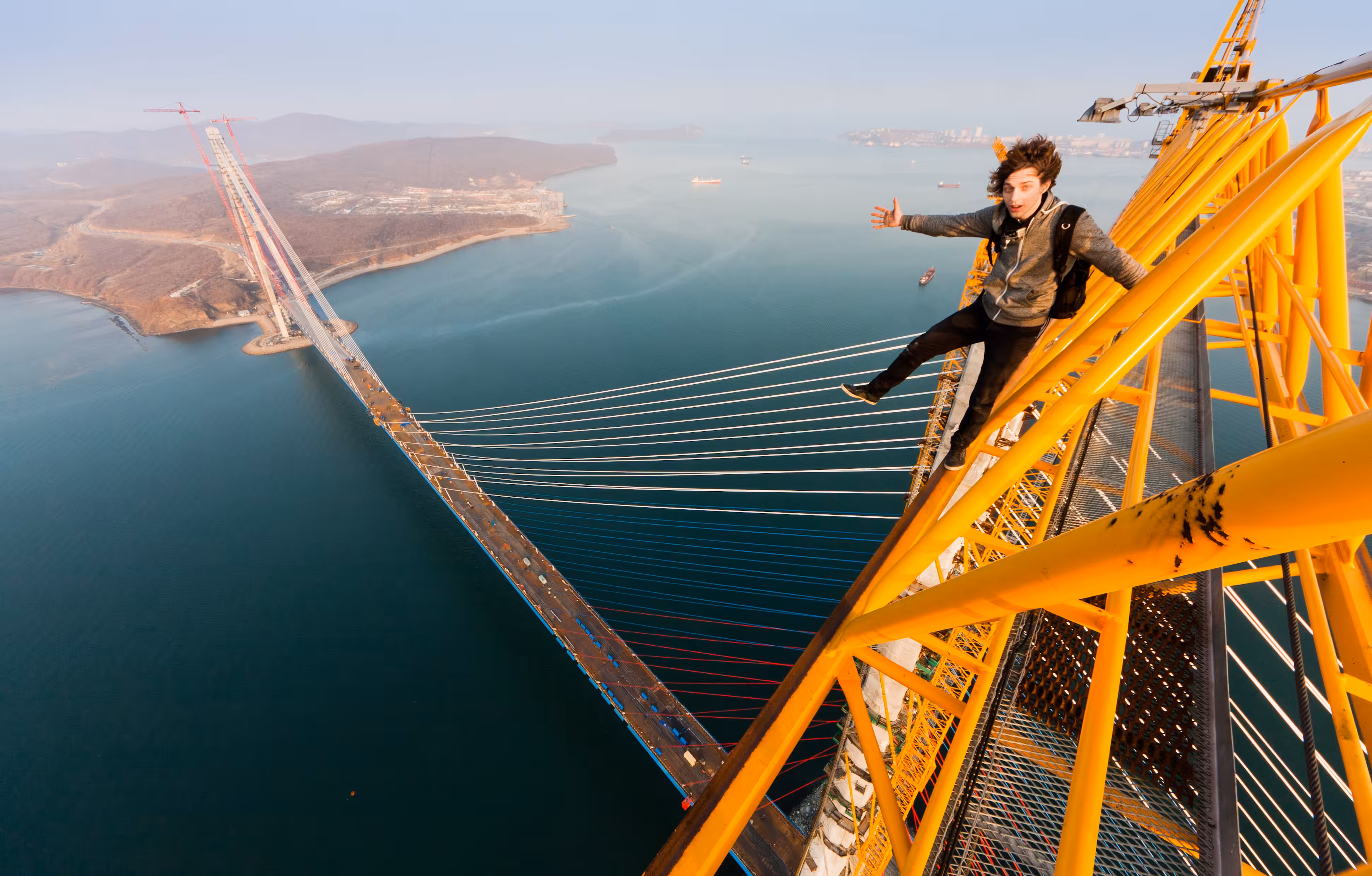 Russian Bridge in Vladivostok