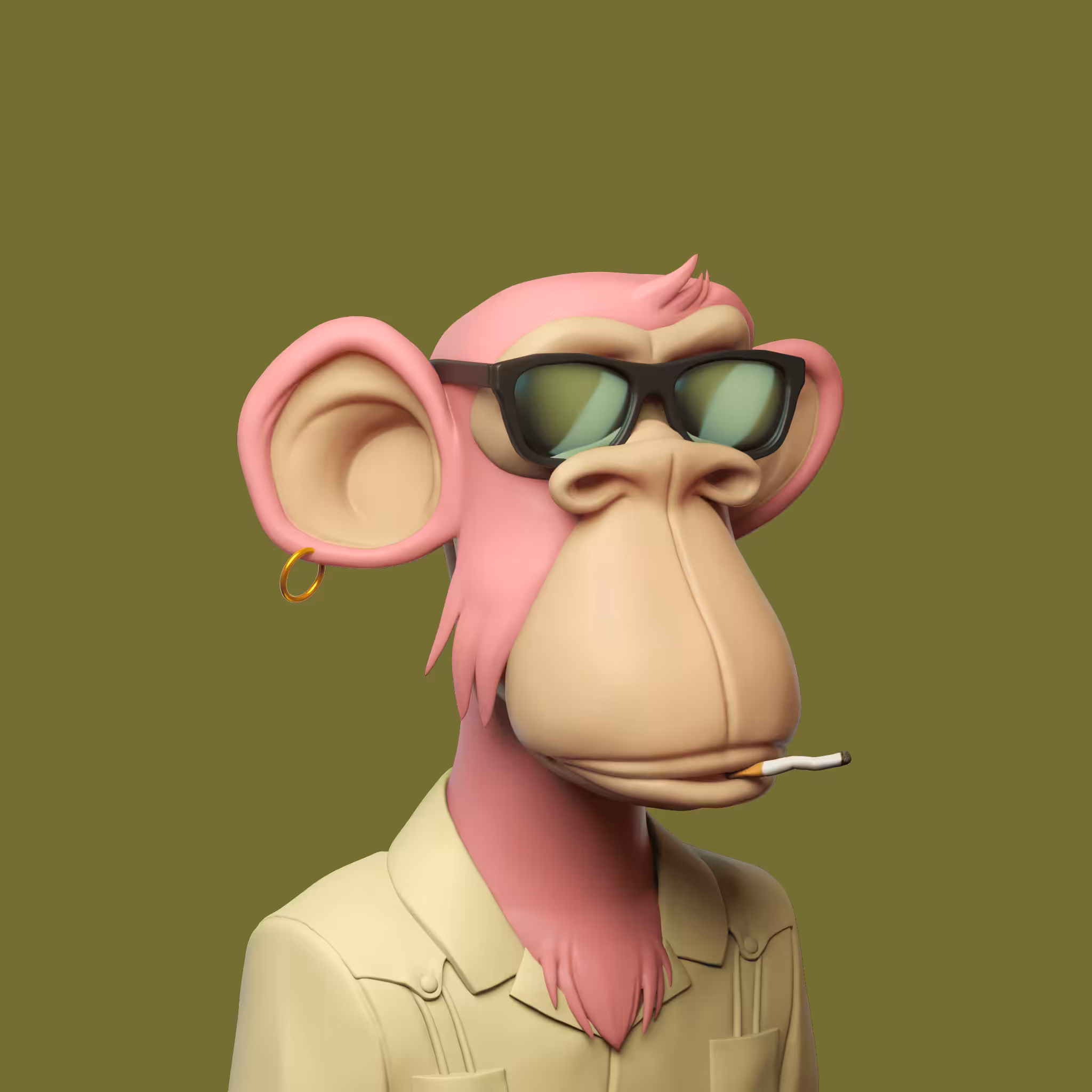 Bored Ape 3D Club #600