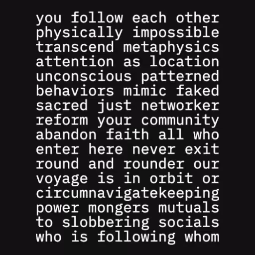 you follow each othe...