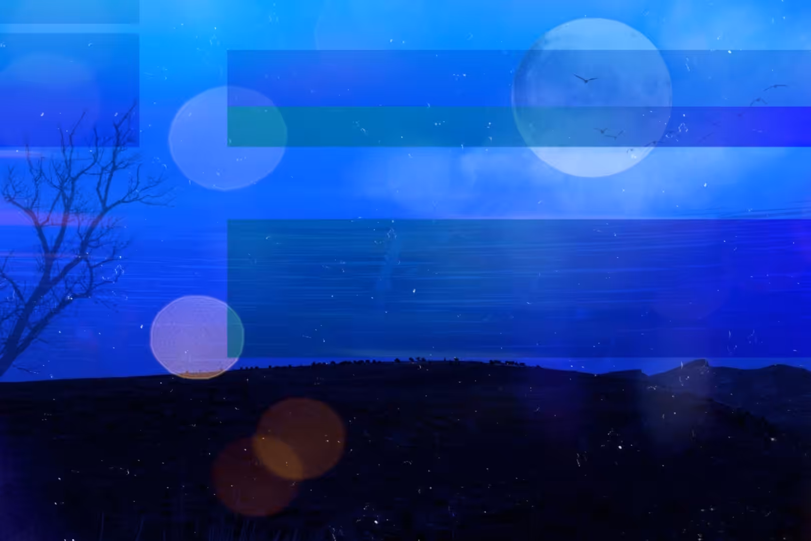 Whispers in Stillness: Ocean Night
