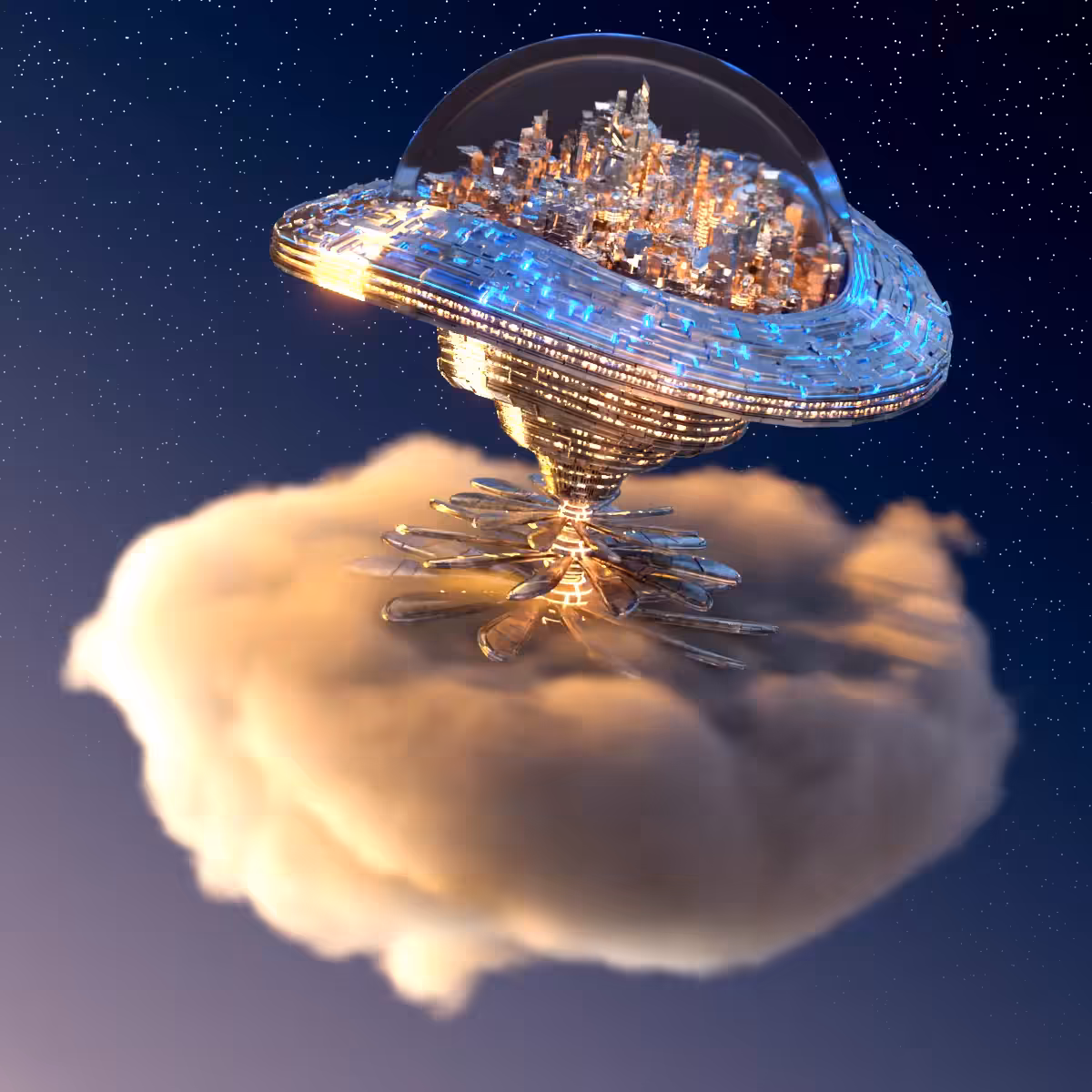 Xeno Shrooms: #5 Flying City