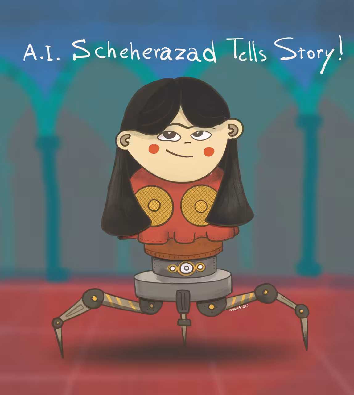 AI Scheherazade tells you a story