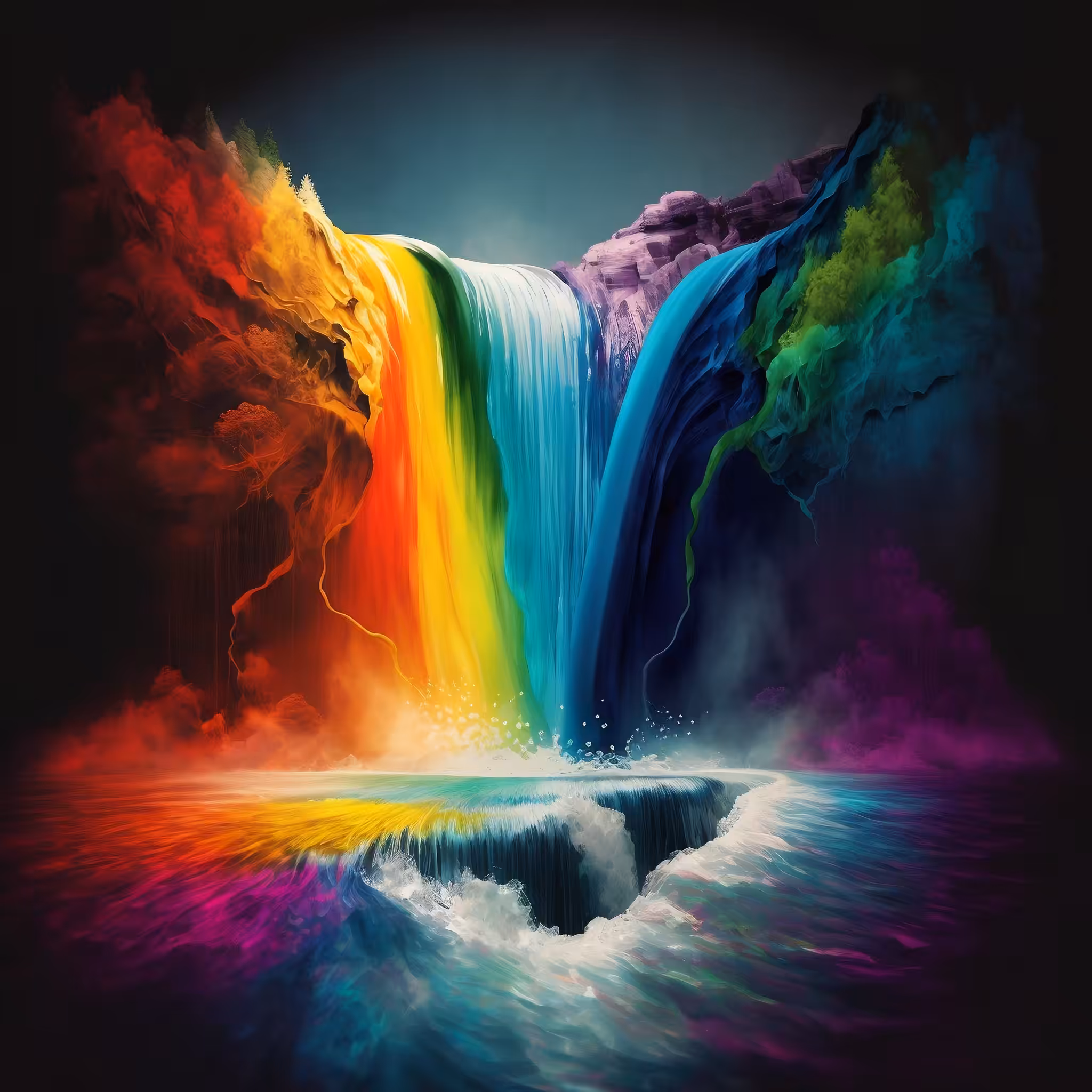 Rainbow Waterfall