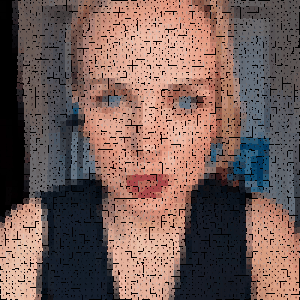 Code art: Happy Birthday Maria
