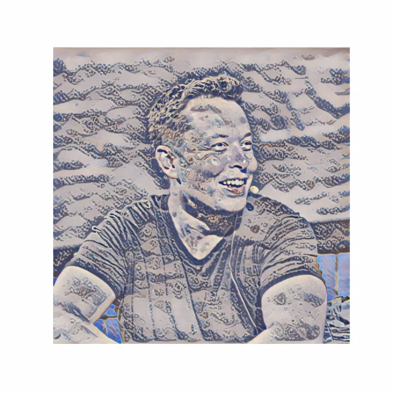 Elon musk stylized via AI style transfer #2