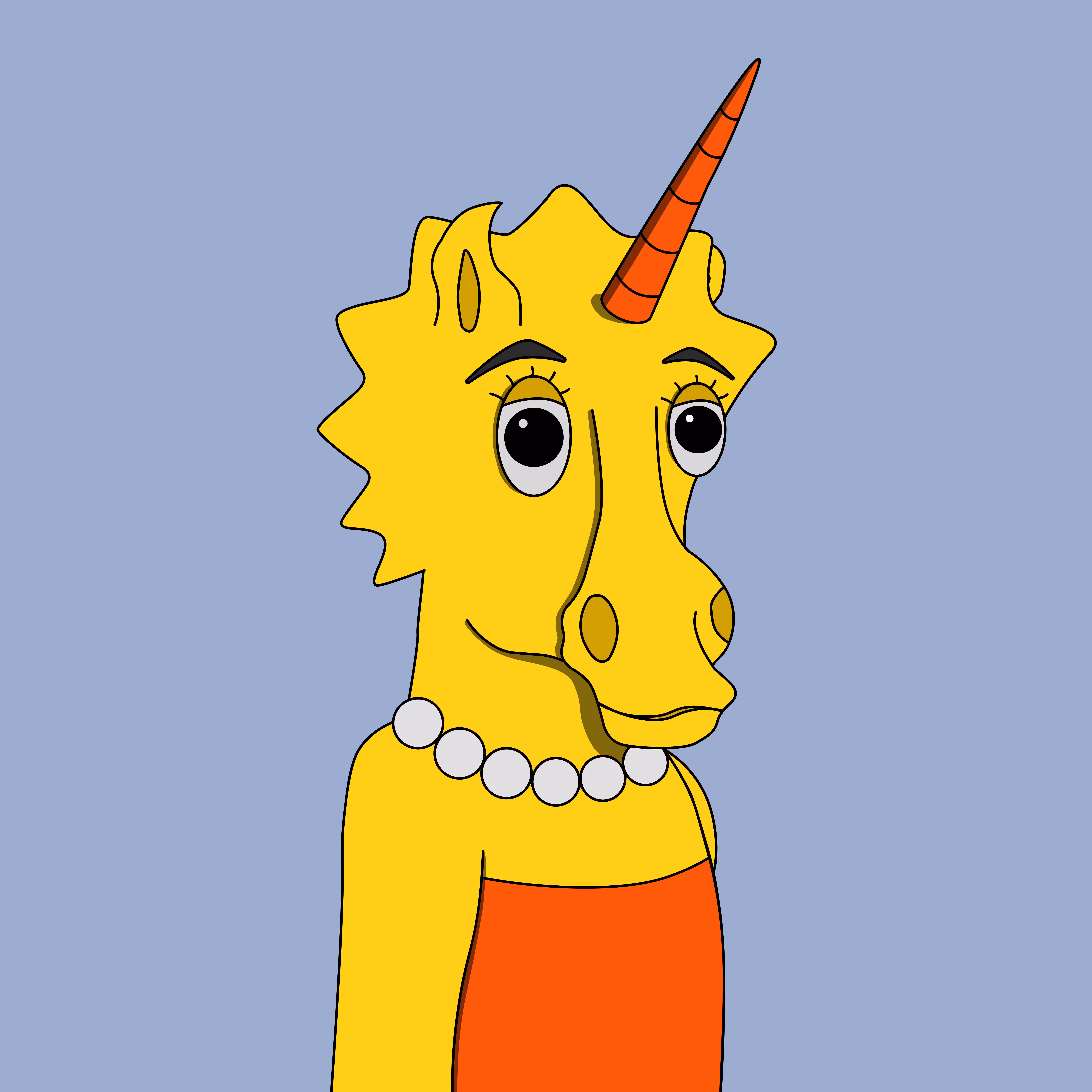 Awesome Unicorn - Lisa Simpson #098