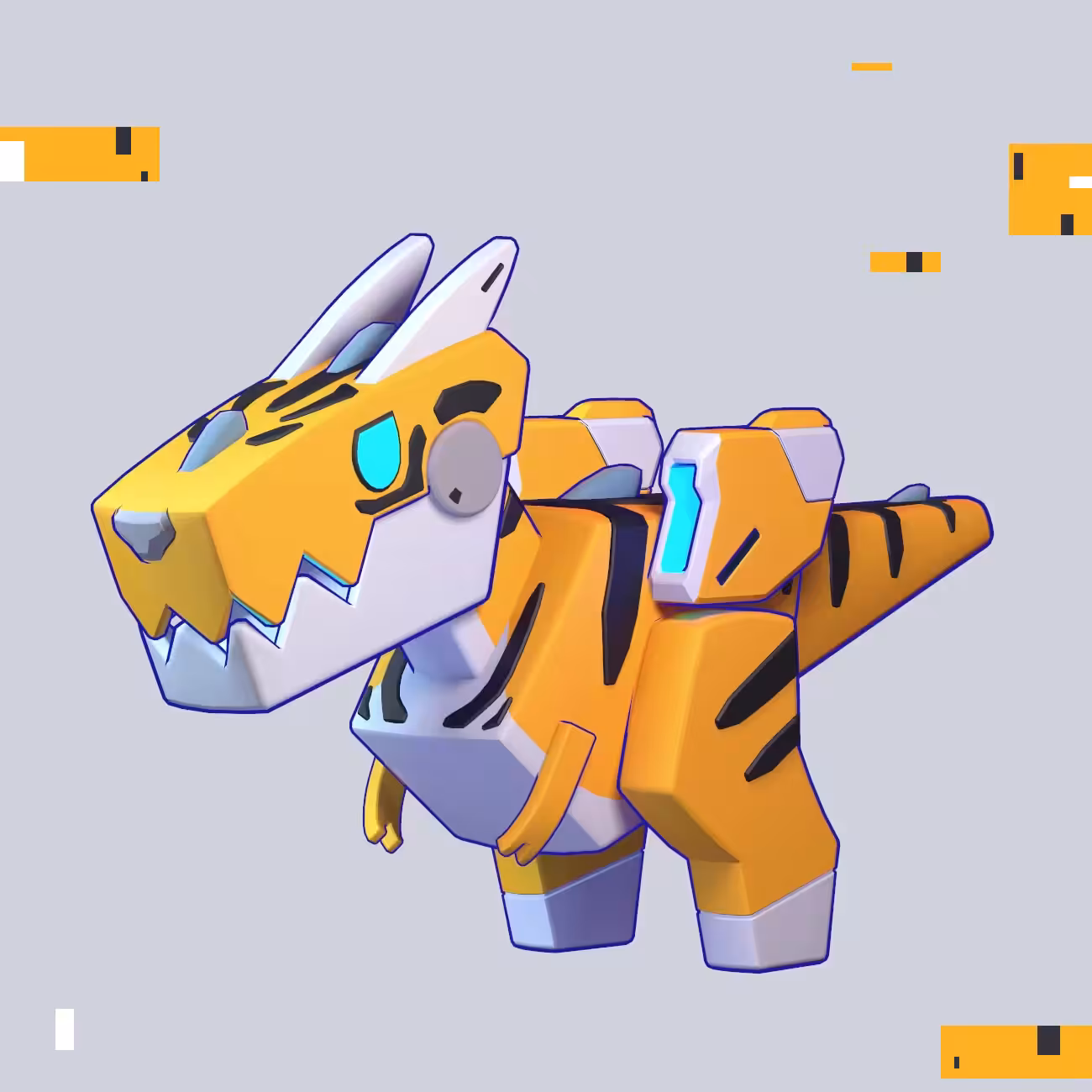 MechaDino : Ti2022-REX (Year Of Tiger) No.072 