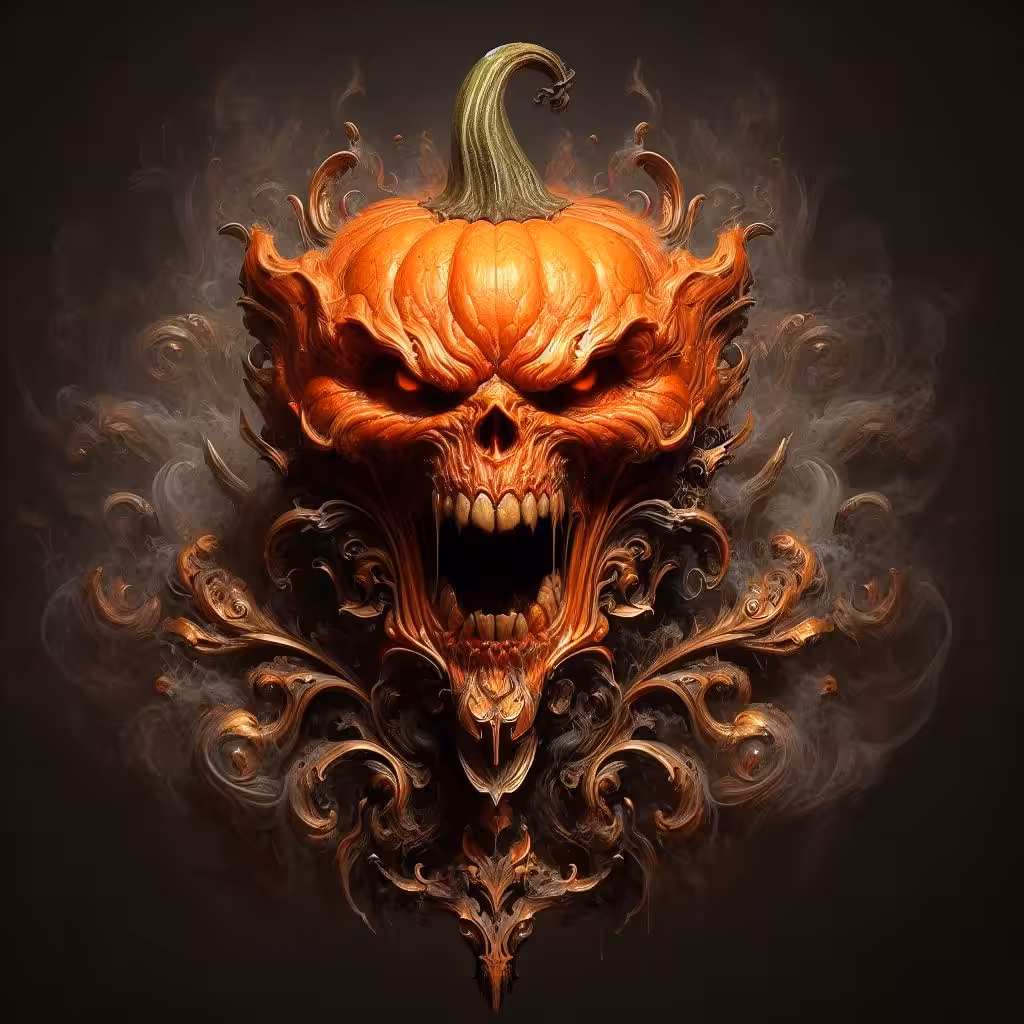 angry pumpkin :4 rendition