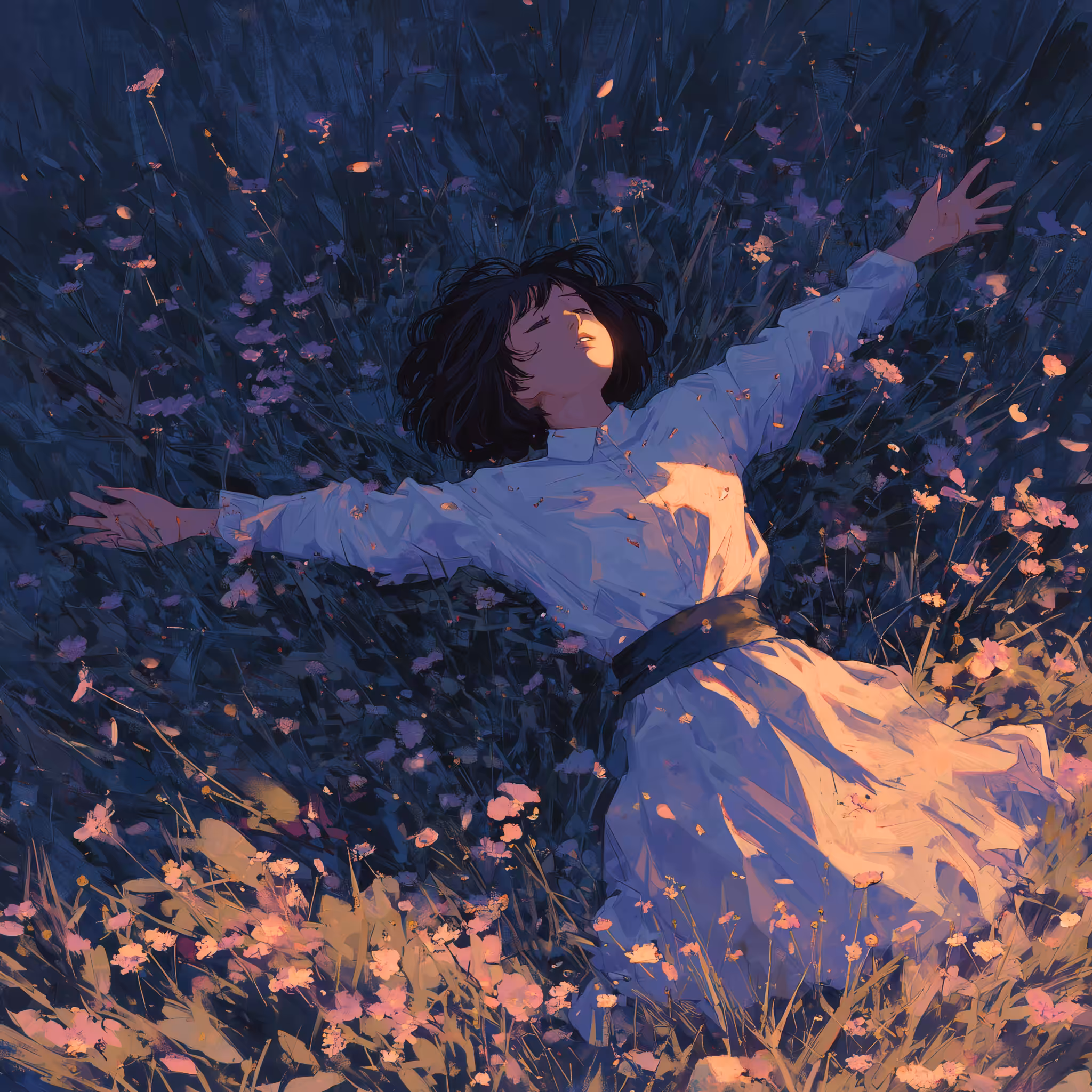 In the quiet meadow