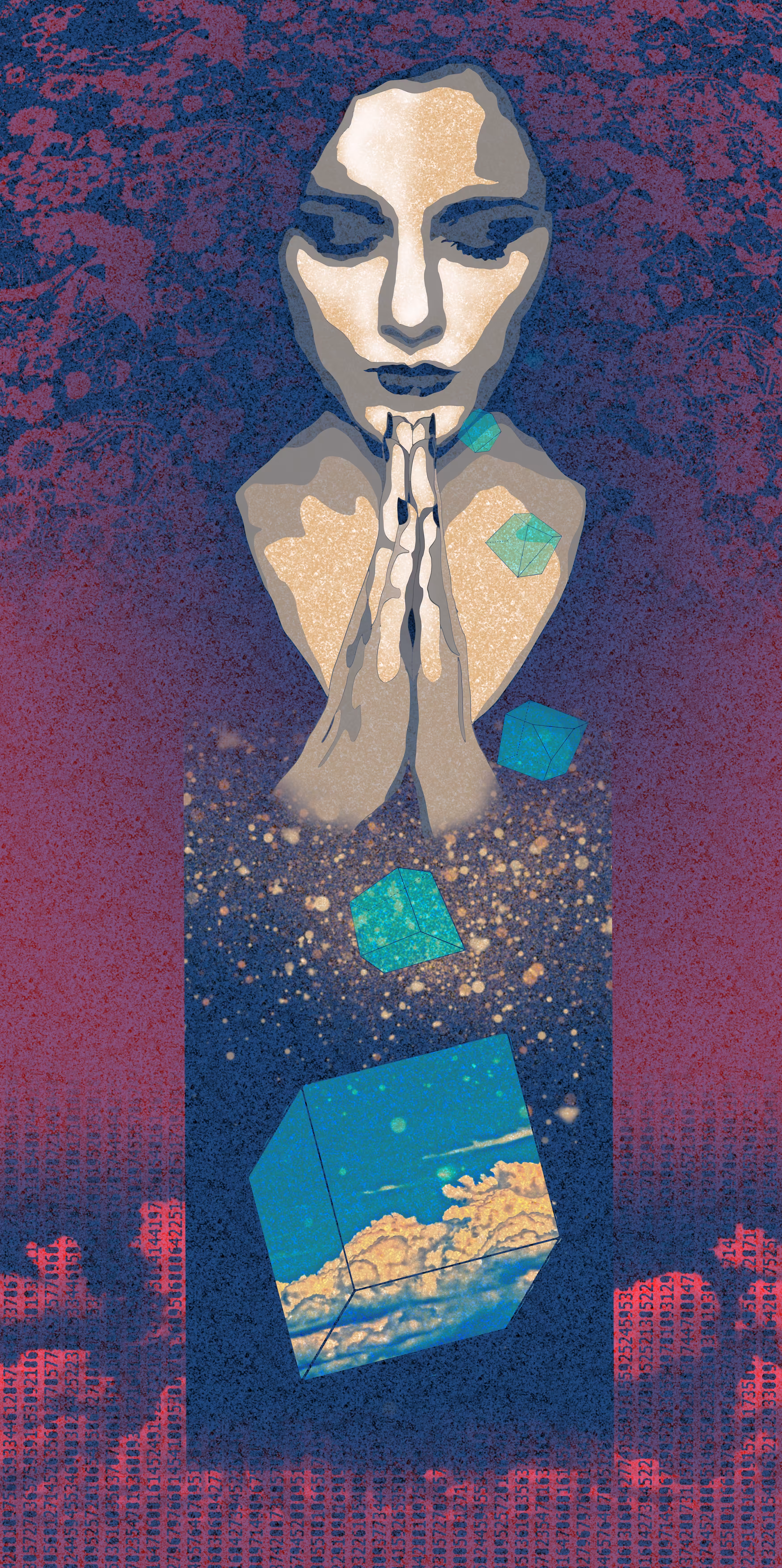praying woman