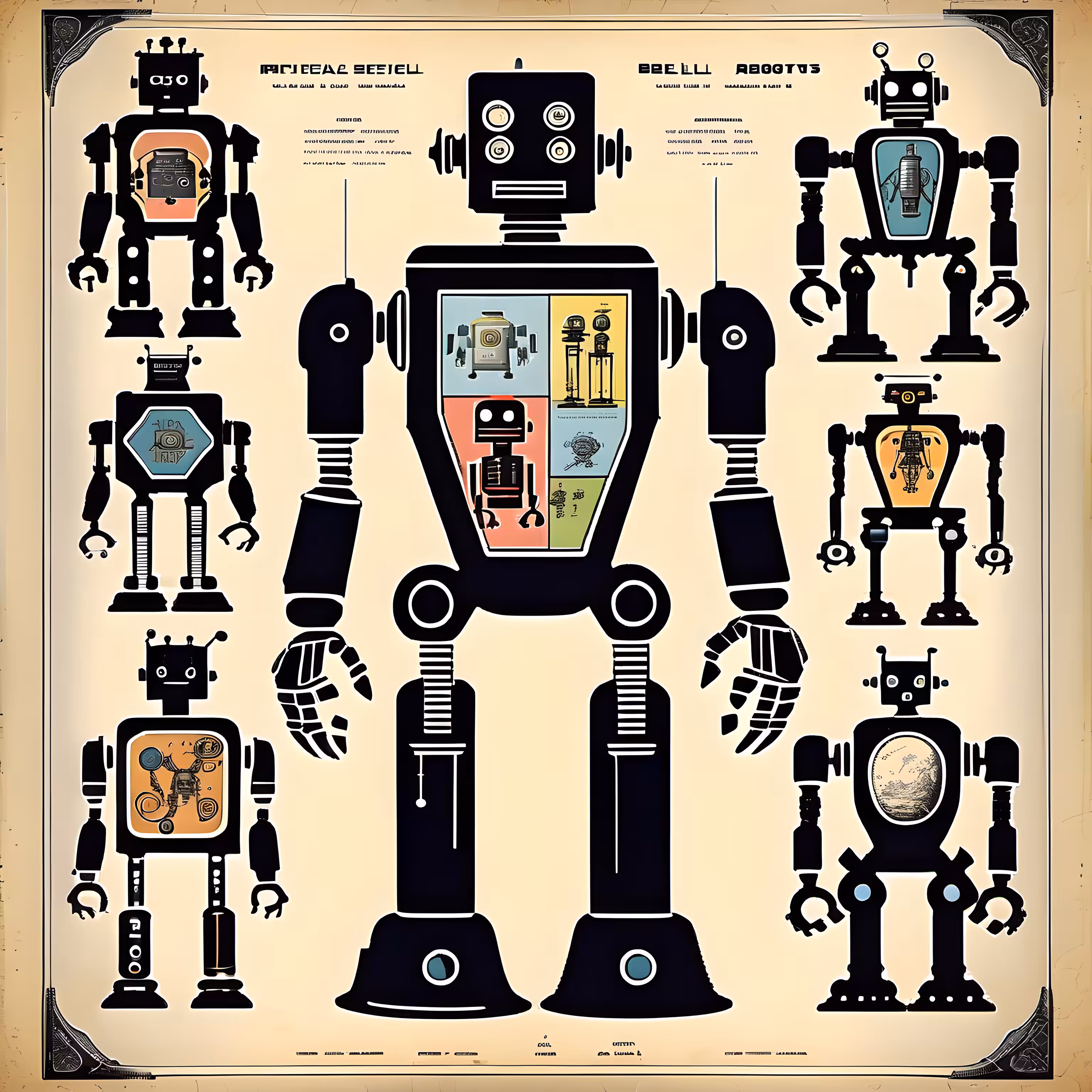 STUDIES ON ROBOTS - 20TH CENTURY #22