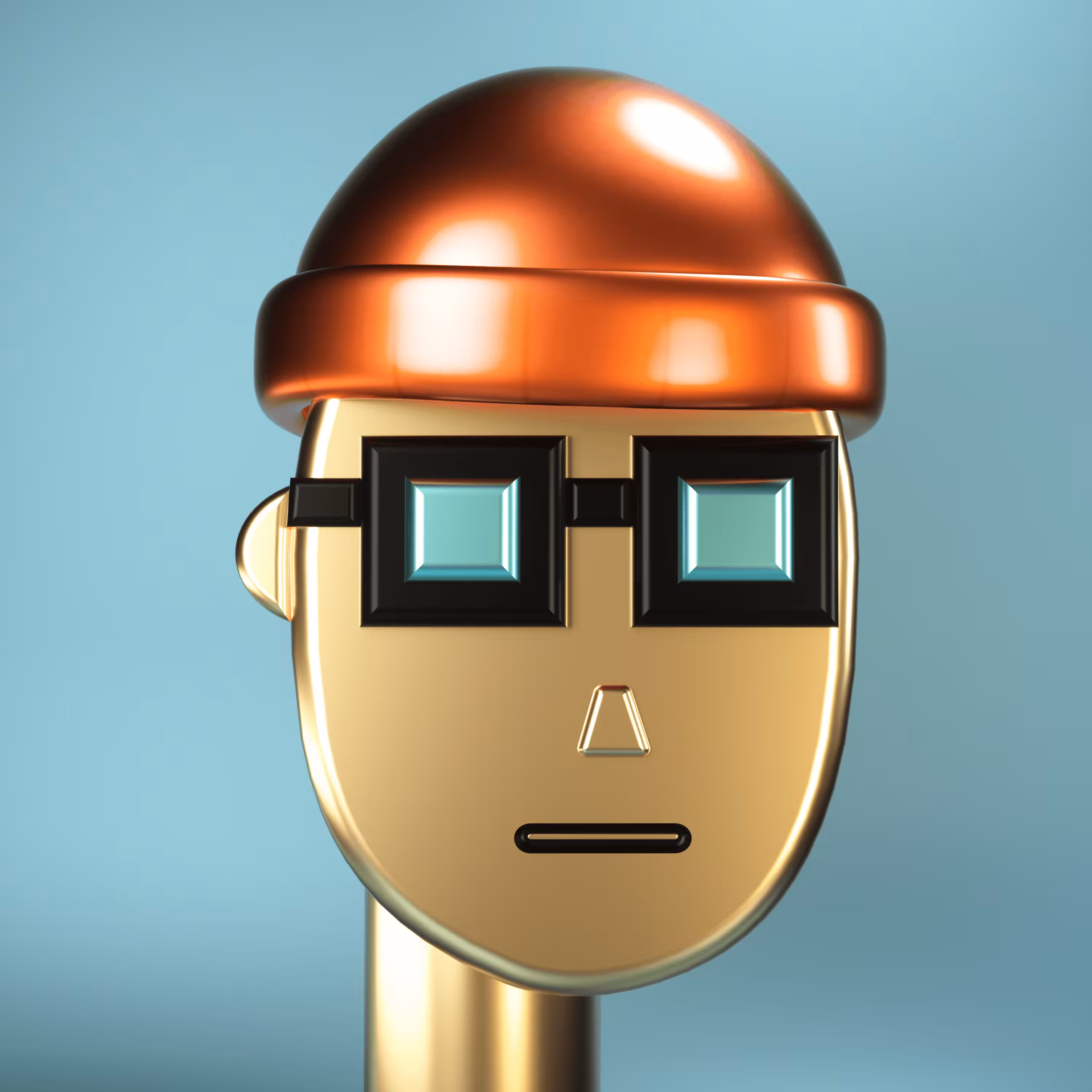 3D Chrome Punk #0194
