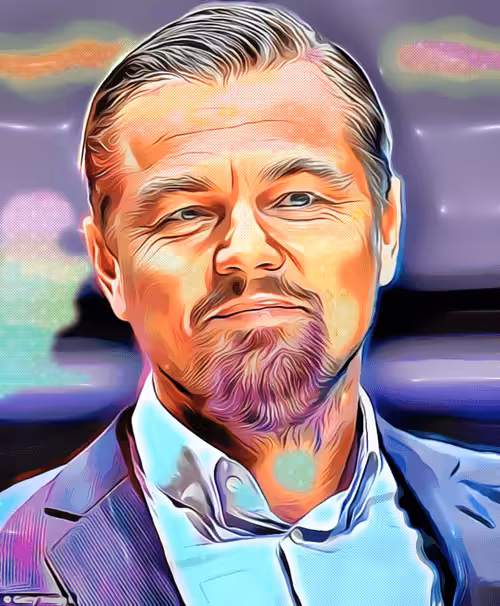Famous Face Art: #58 Leonardo DiCaprio