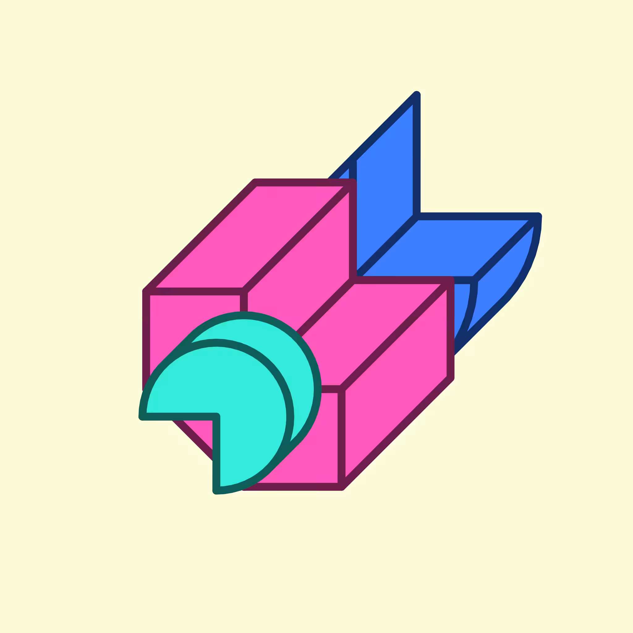 Calm shapes #733
