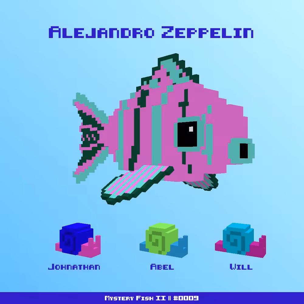 Alejandro Zeppelin :: Mystery Fish 0009/1000 