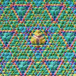 Colorful cubic sponge forms #59
