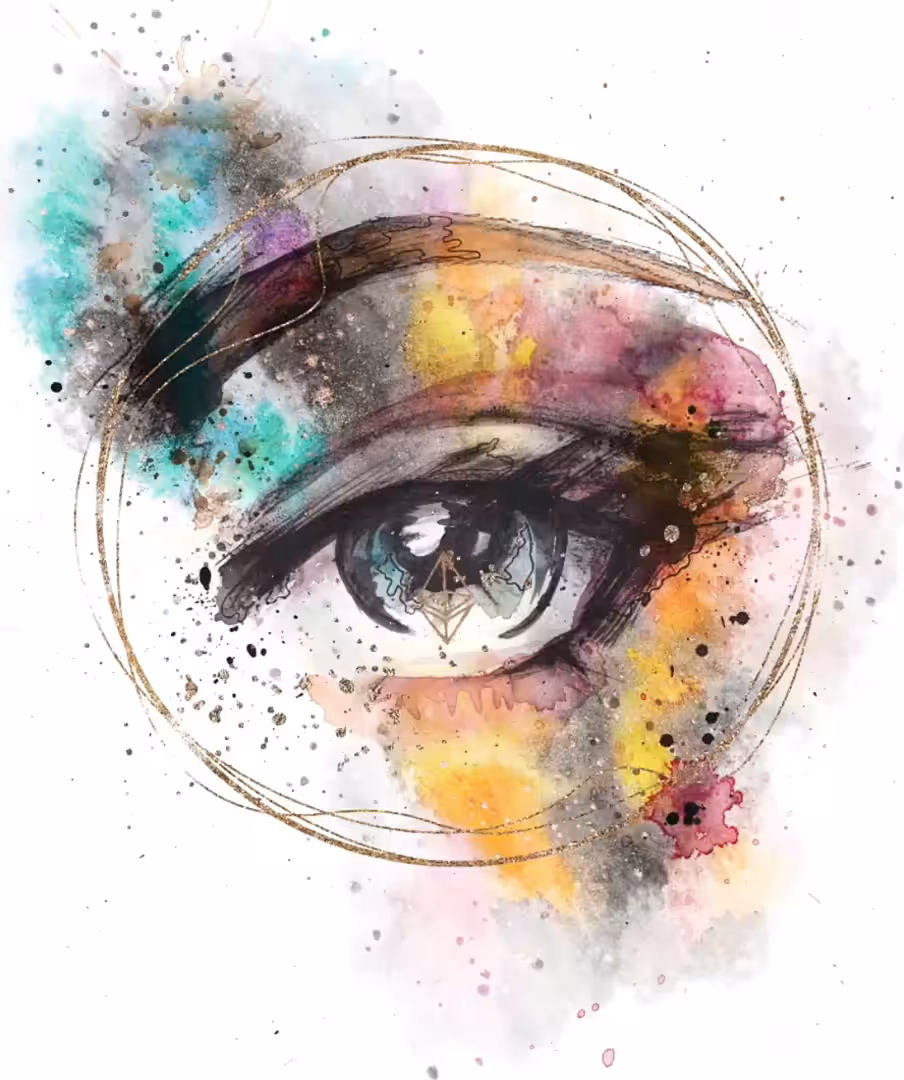 Ethereum Galaxy - Watercolour/Coal x Digital
