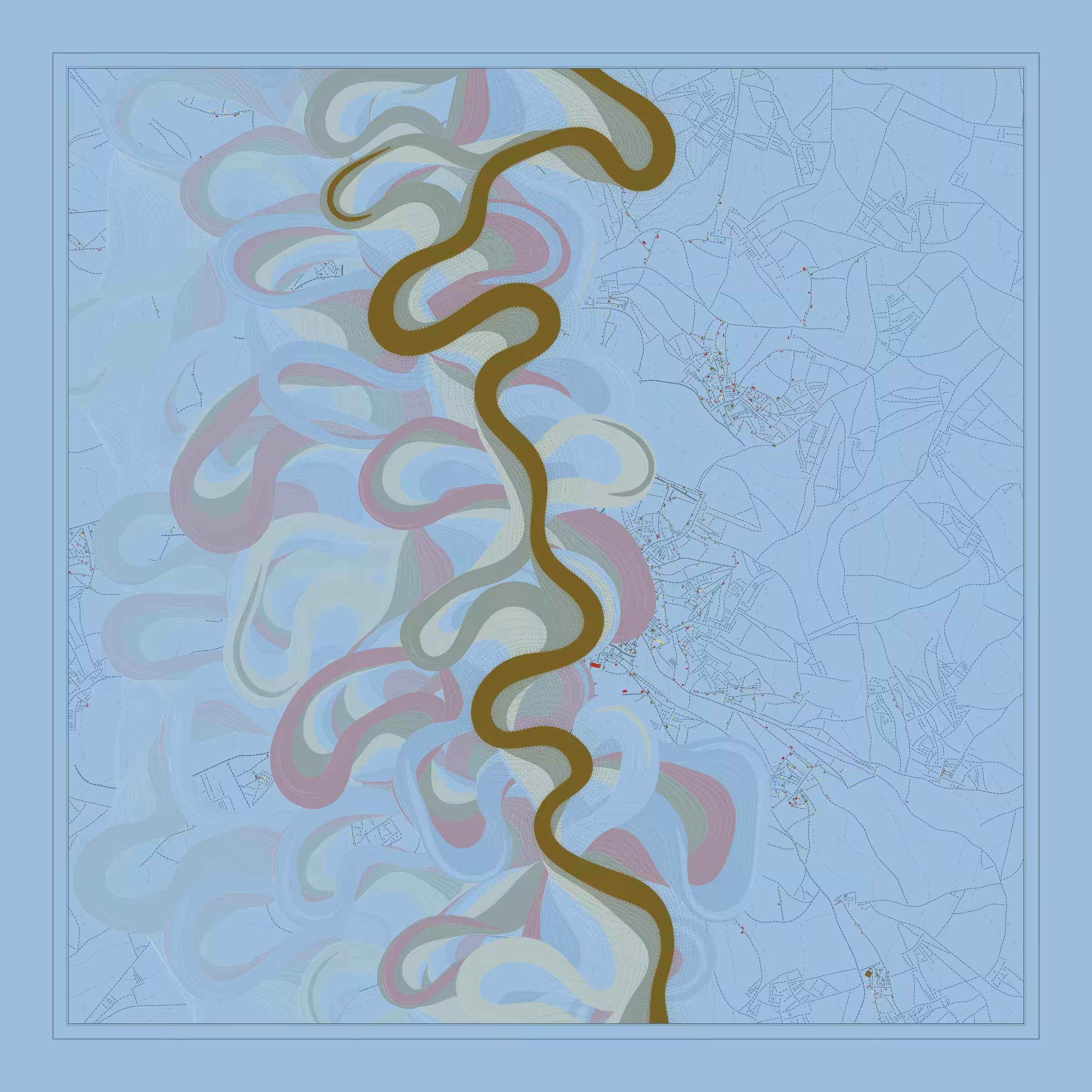 Ancient Courses of Fictional Rivers #482