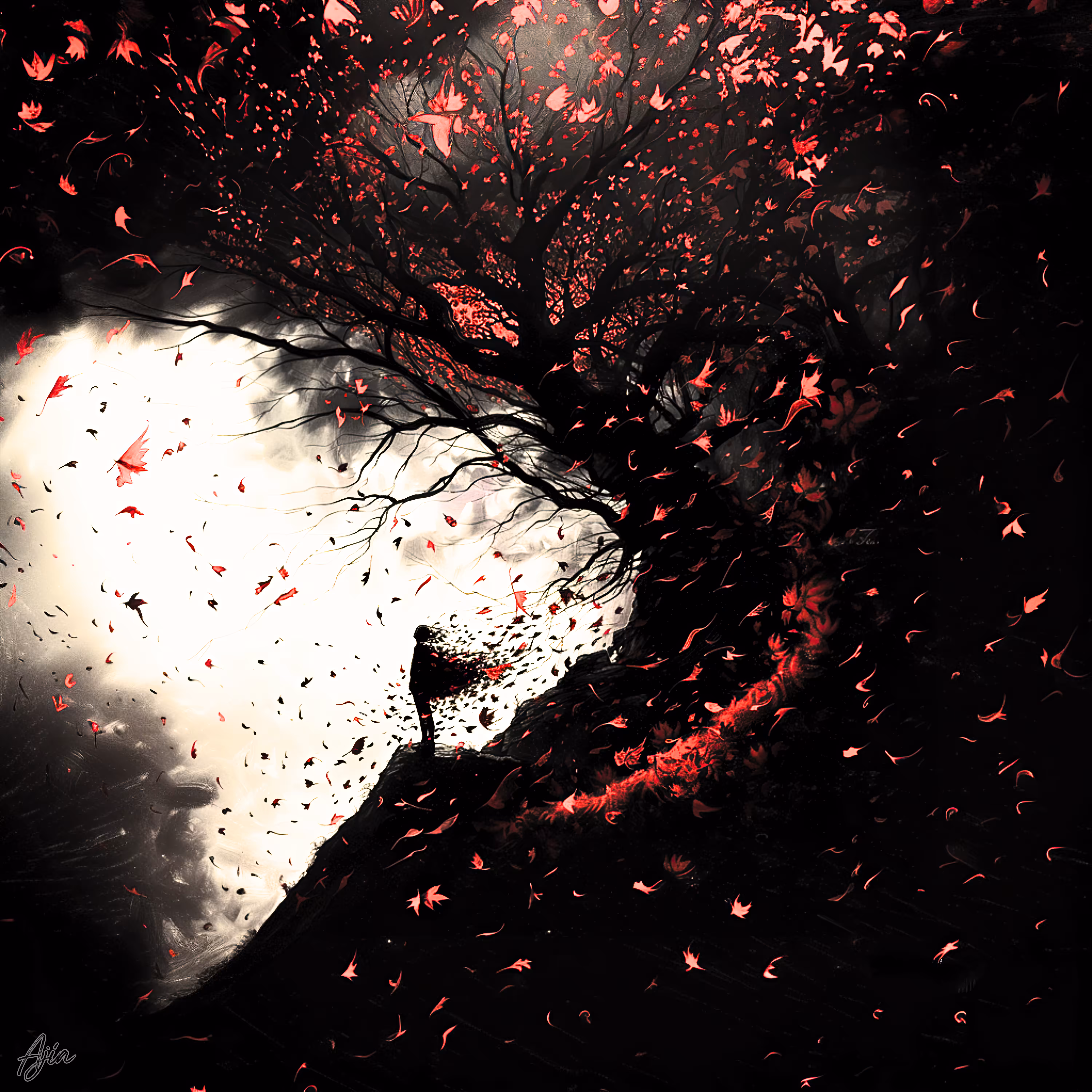 Crimson Leaves