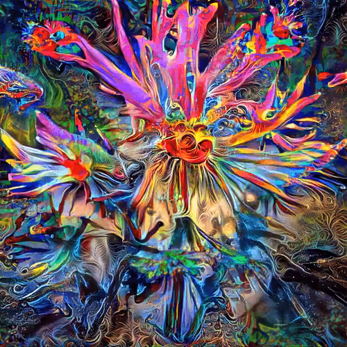 Perfect Abstract Art Polygon: Ill Take The Flowers Now 