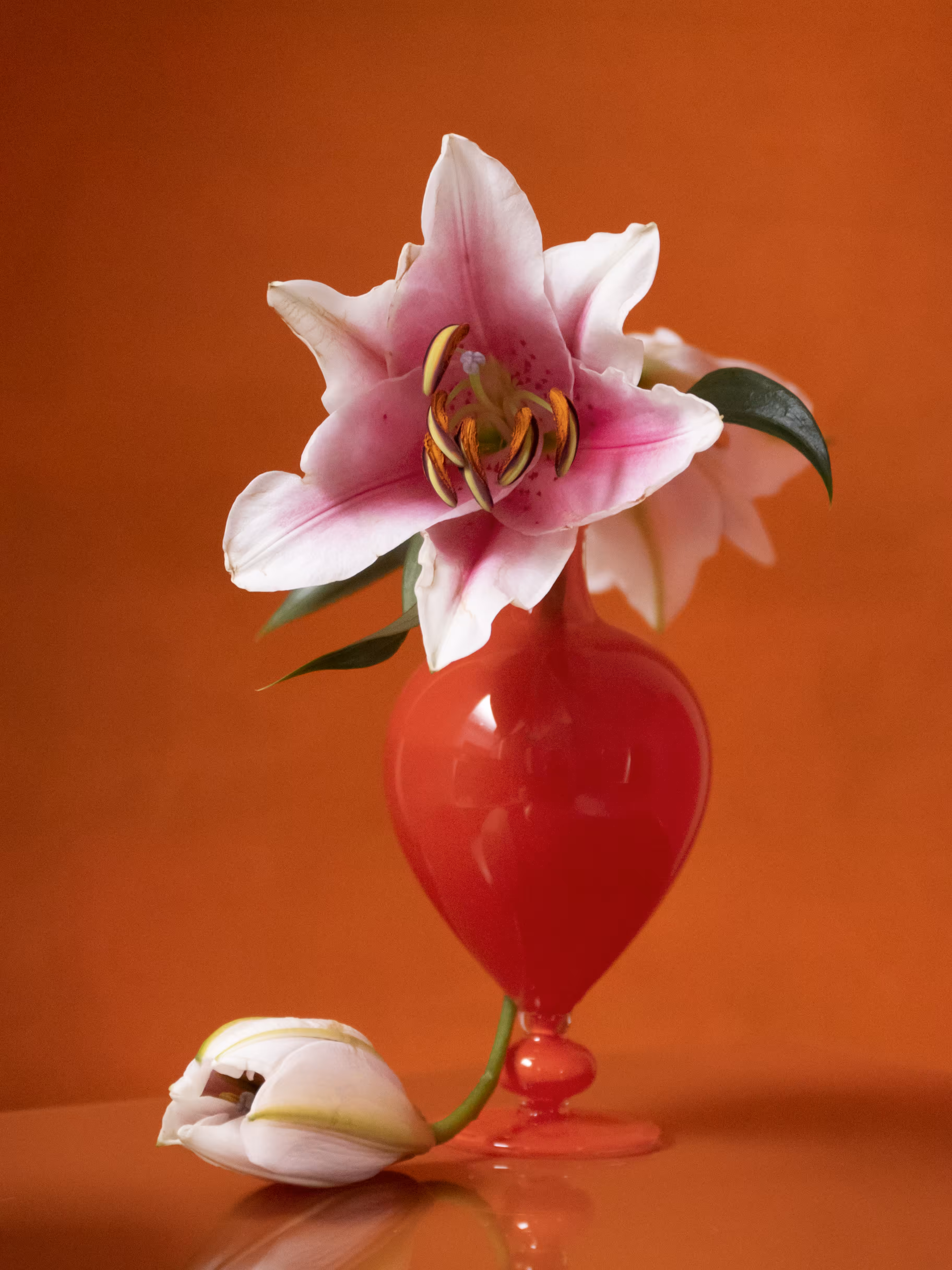 Lilies in a Vase