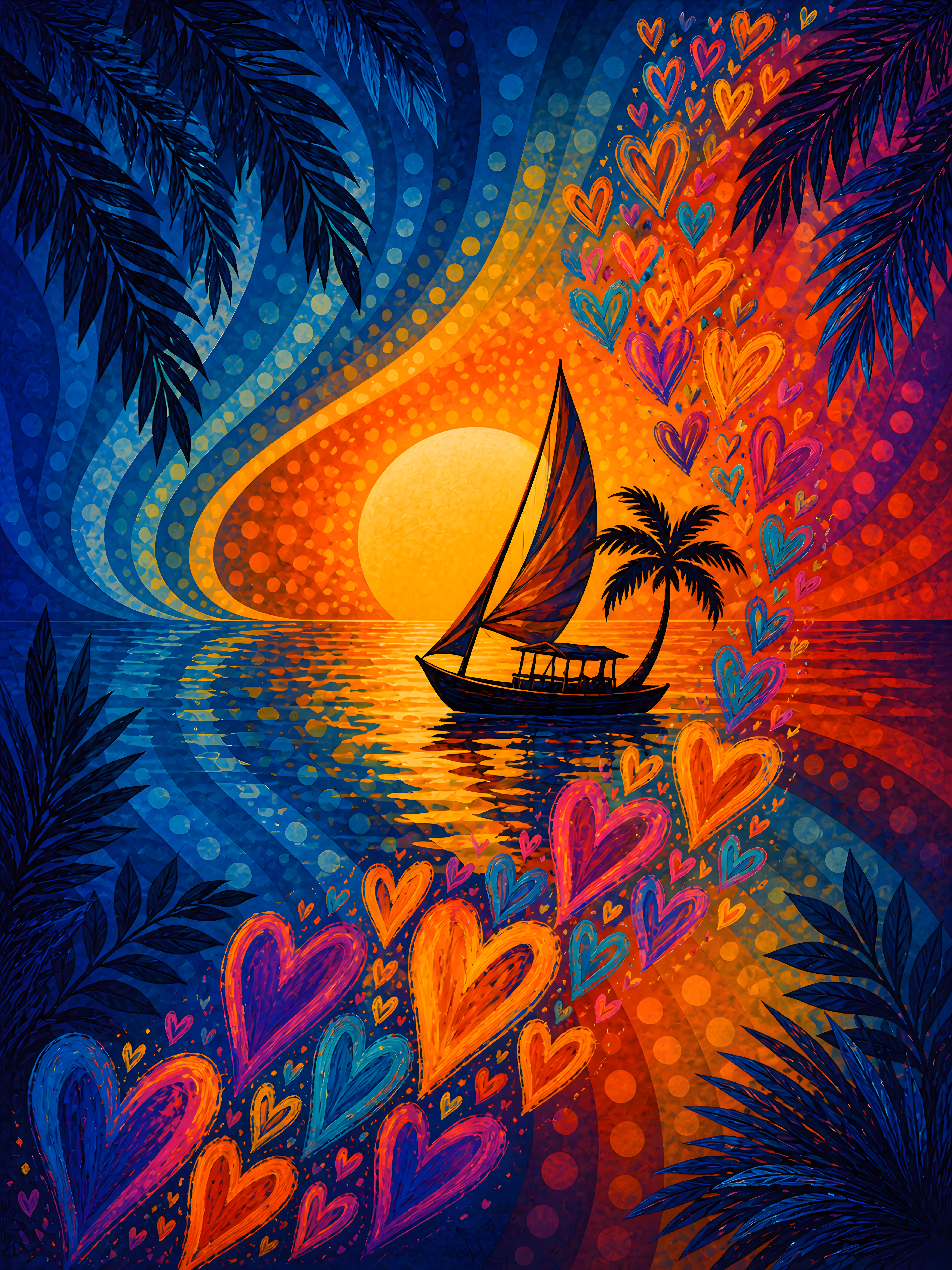 Disruptive art part 3: Sunset Currents of the Heart