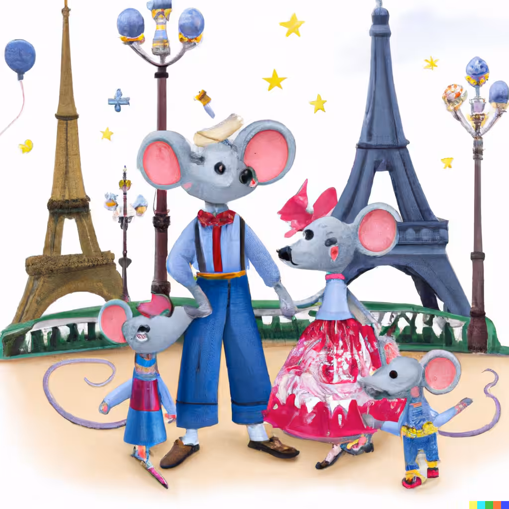 Mouse Trip to Paris No. 4