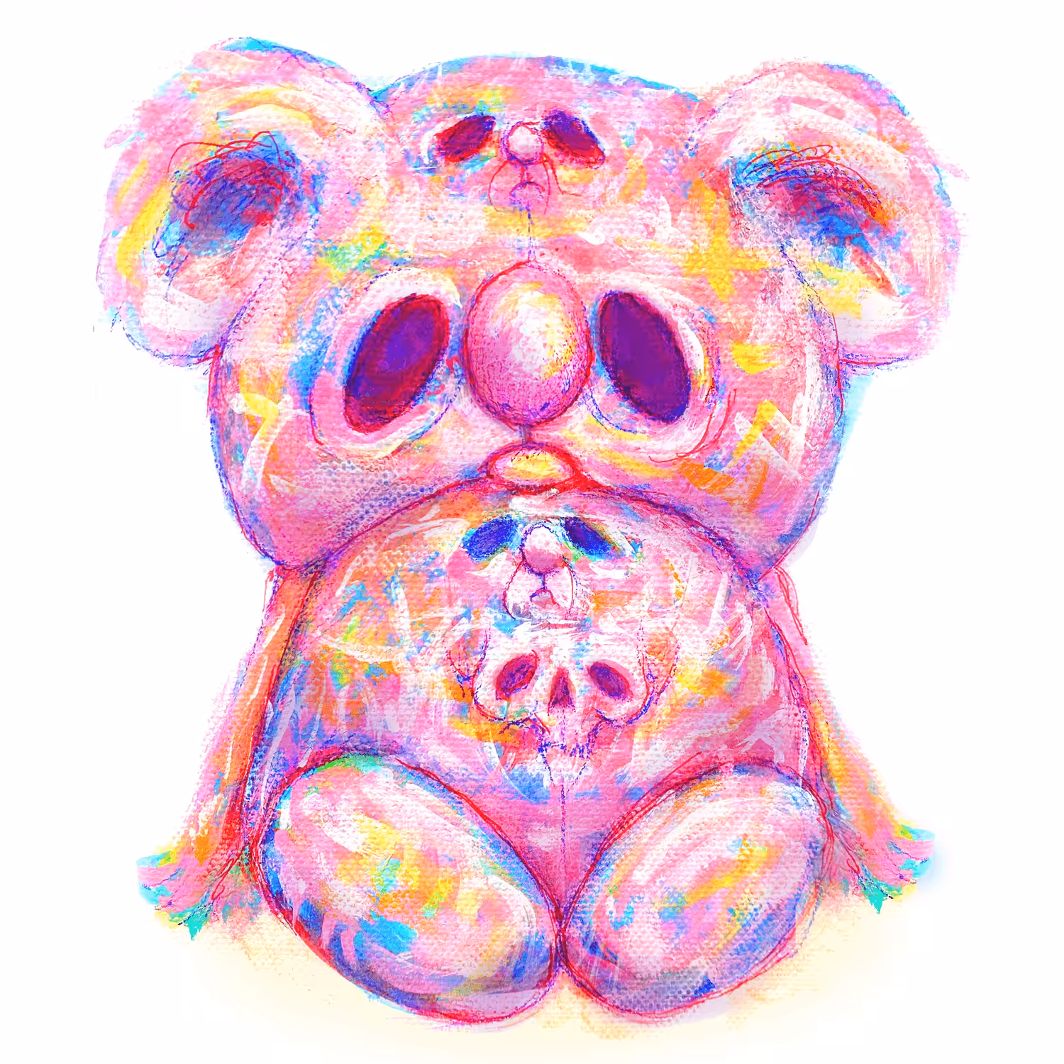 Mopey #12 Cotton Candy Wally