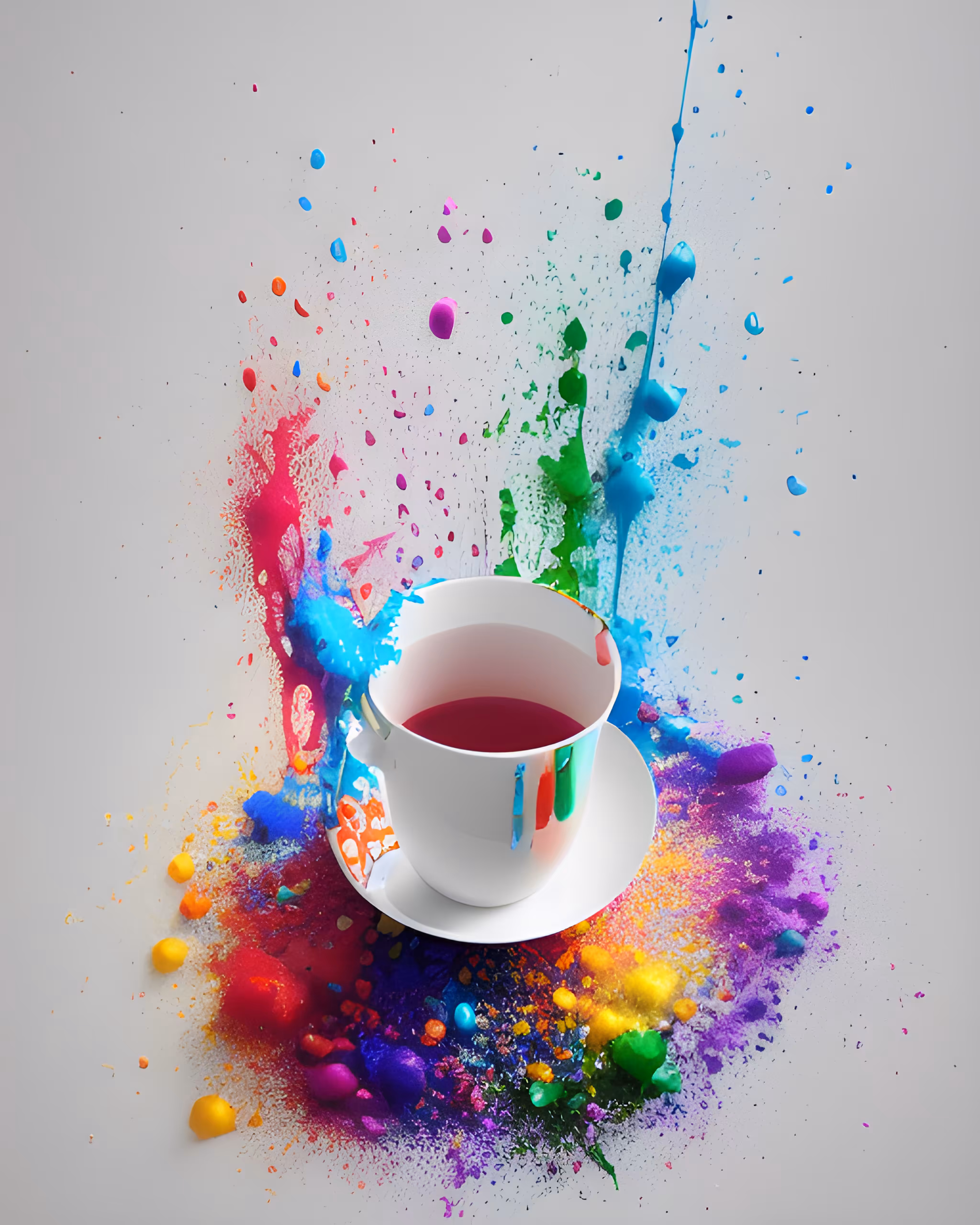 Colorful herbs