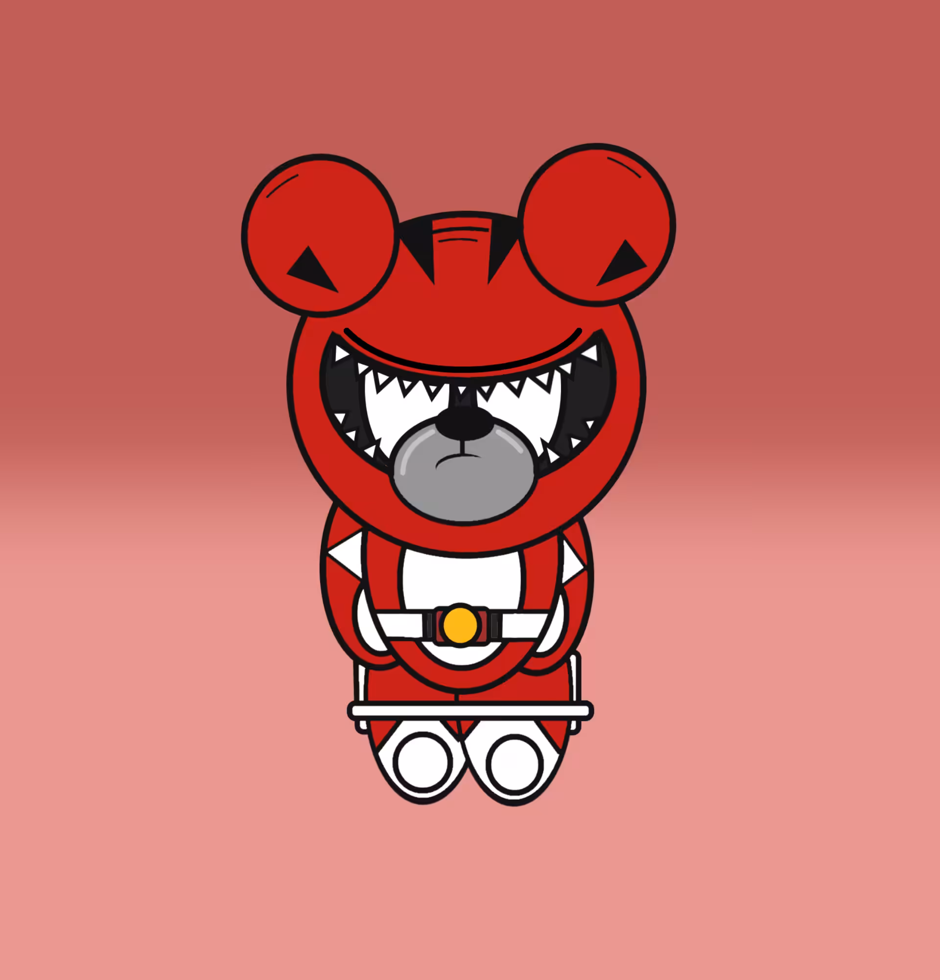 Red Power-Kuma