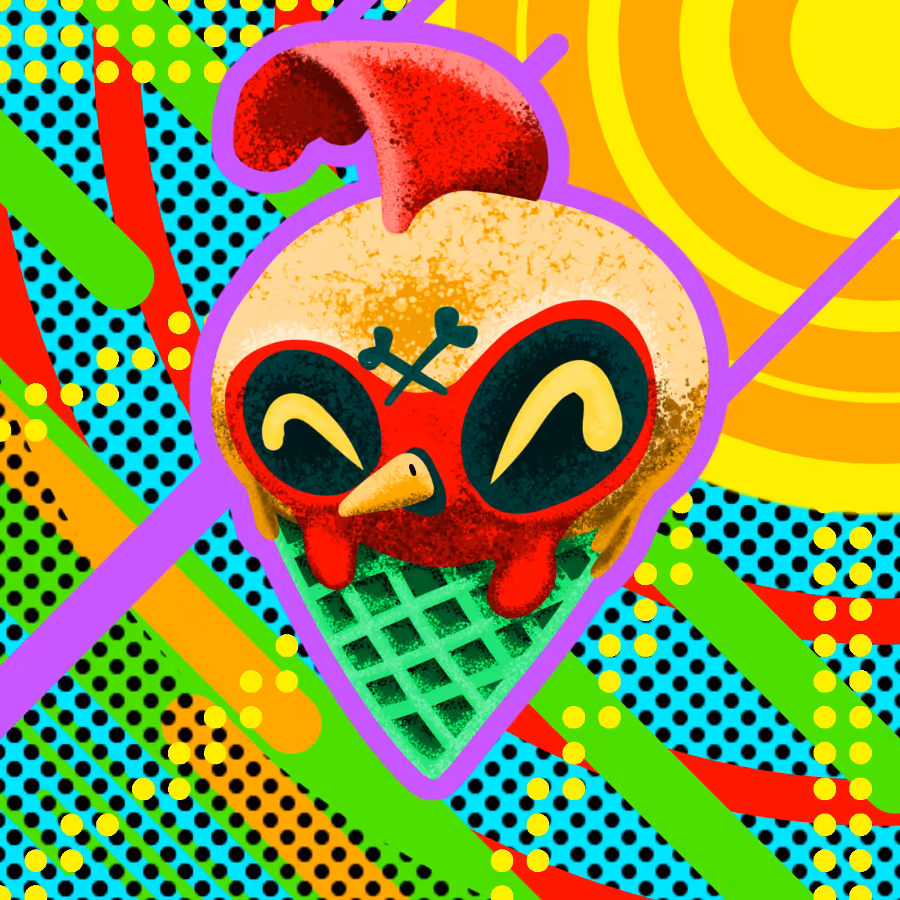 Ice Cream #10 "Cockadoodledo"