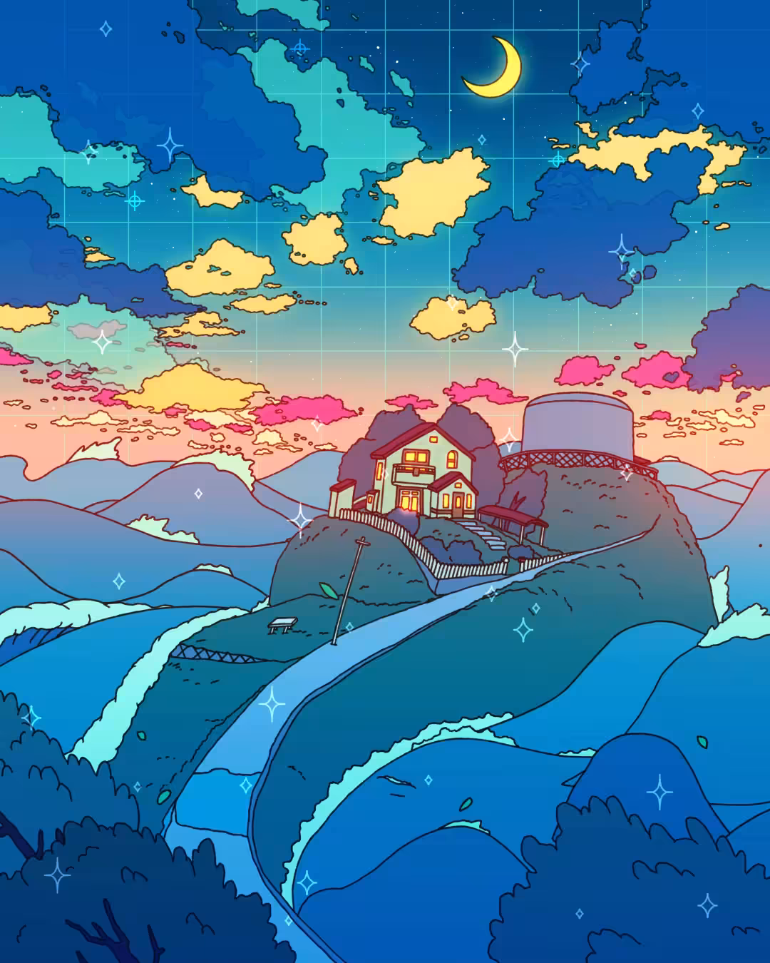 The Cliff by the Sea