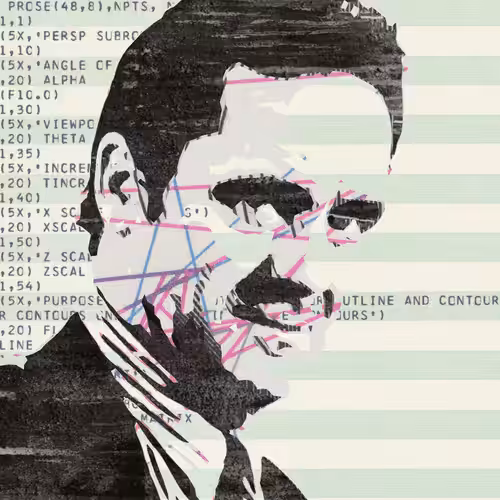 THE GENERATIVE PORTRAIT COLLECTION OF ROBERT MALLARY: Generative Portrait of Robert Mallary #242