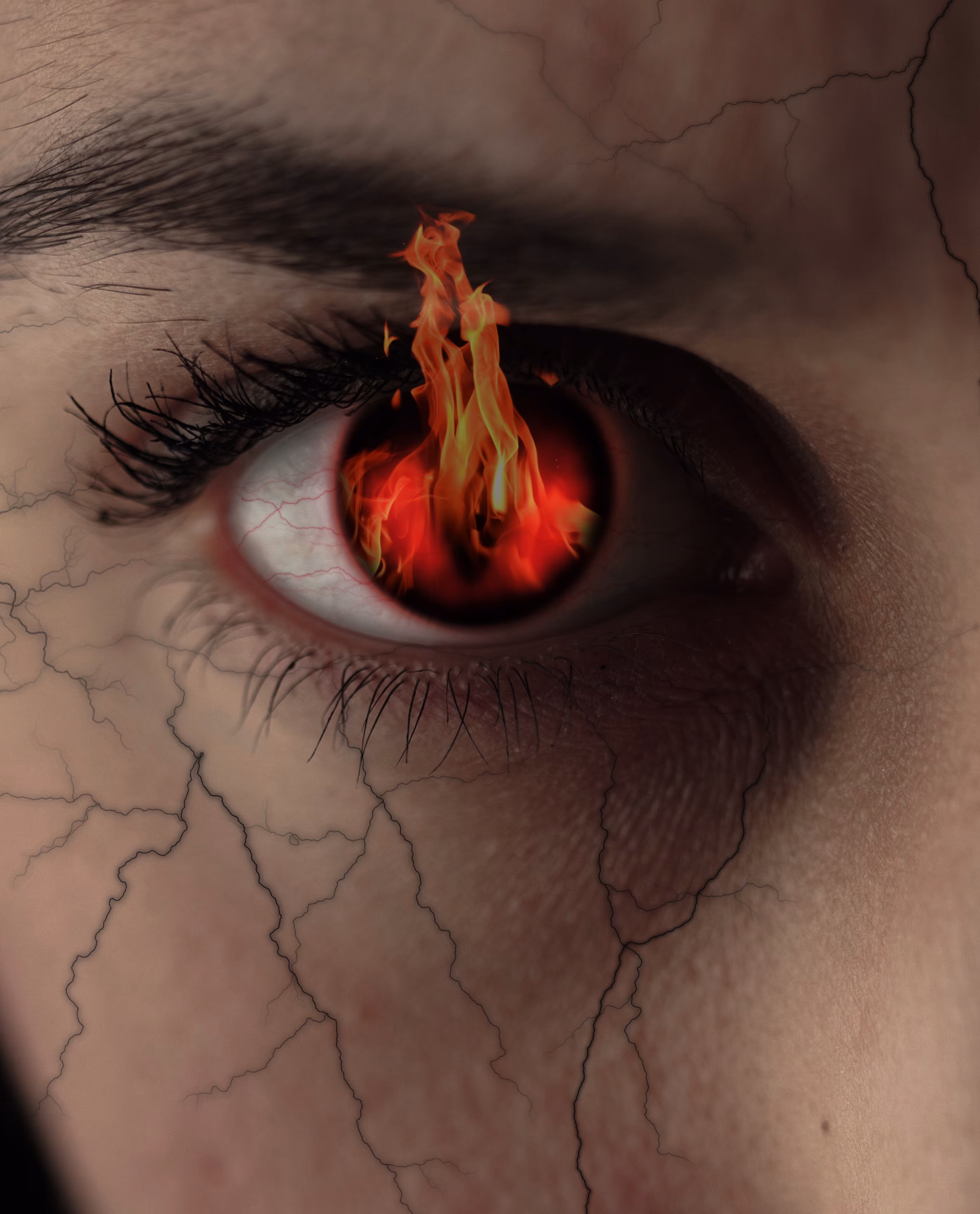 Fire eyes