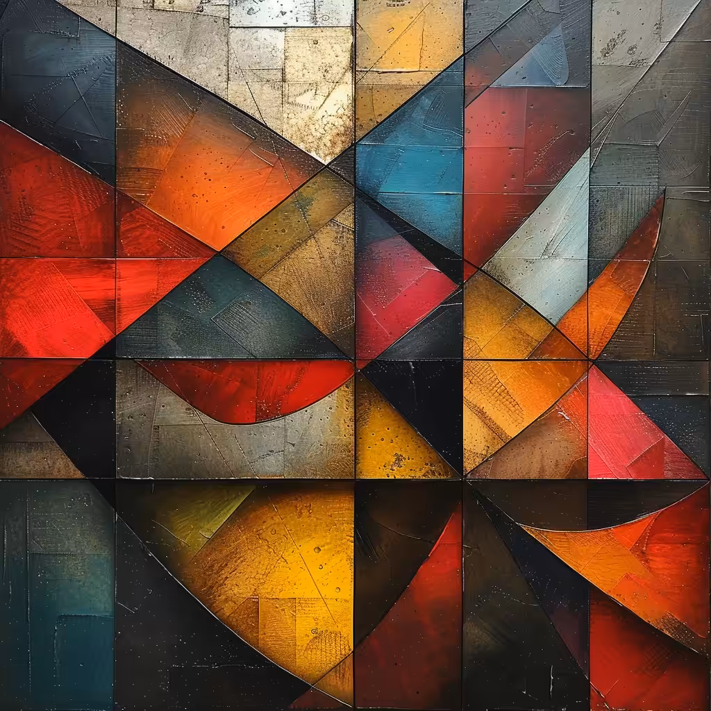 Dark Blocks of Color