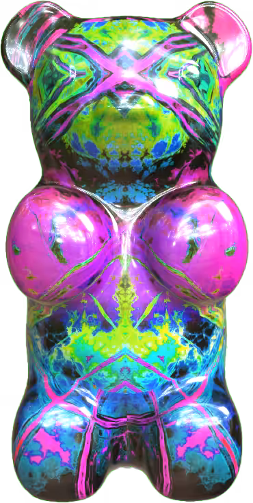 LSD Gummy Bear PFP B-Sides AR Model #6