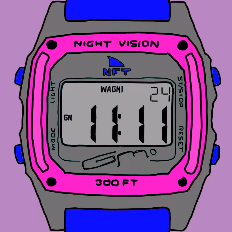 Make a Wish NFT Watch - Colorway #16
