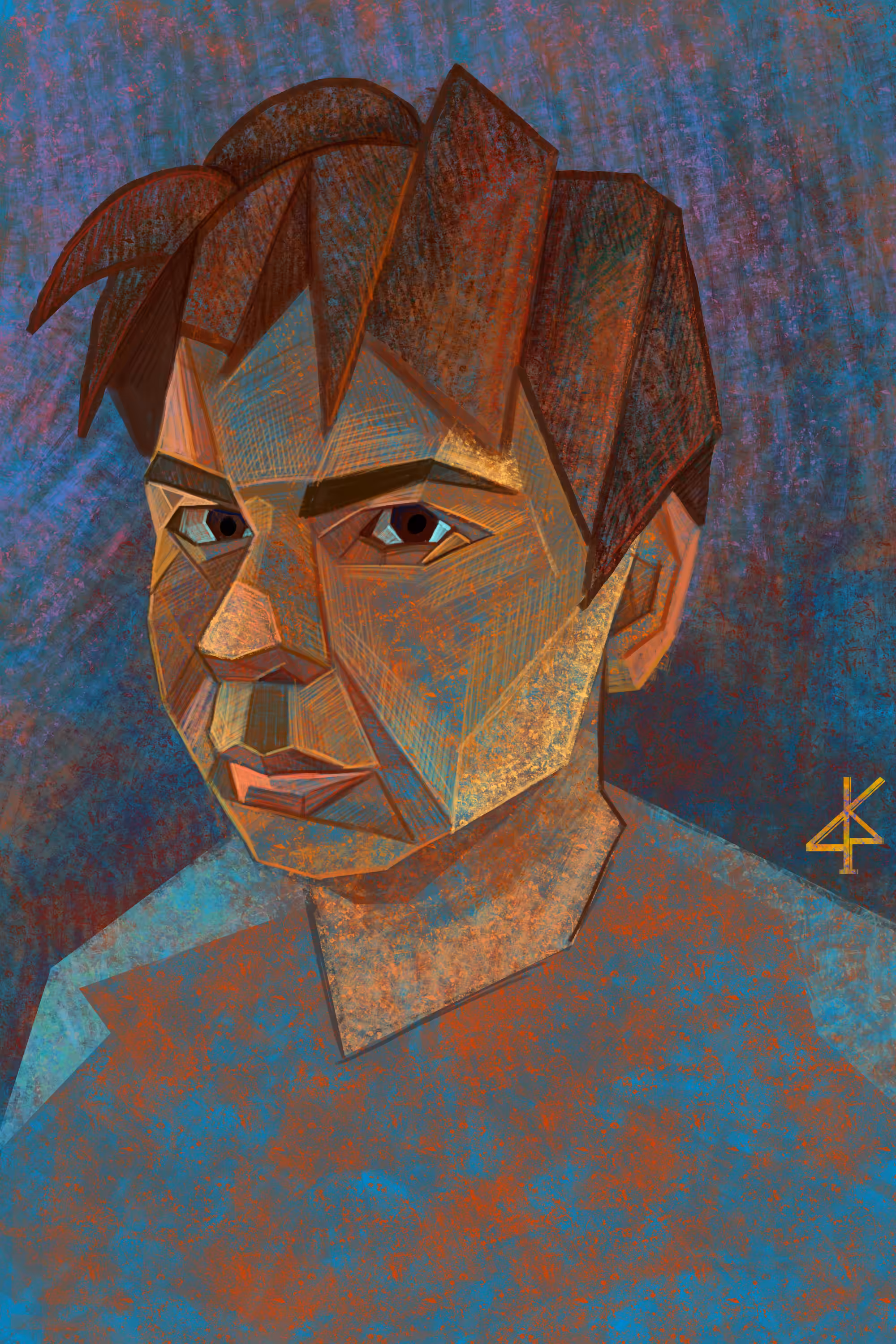 Friend's portrait.