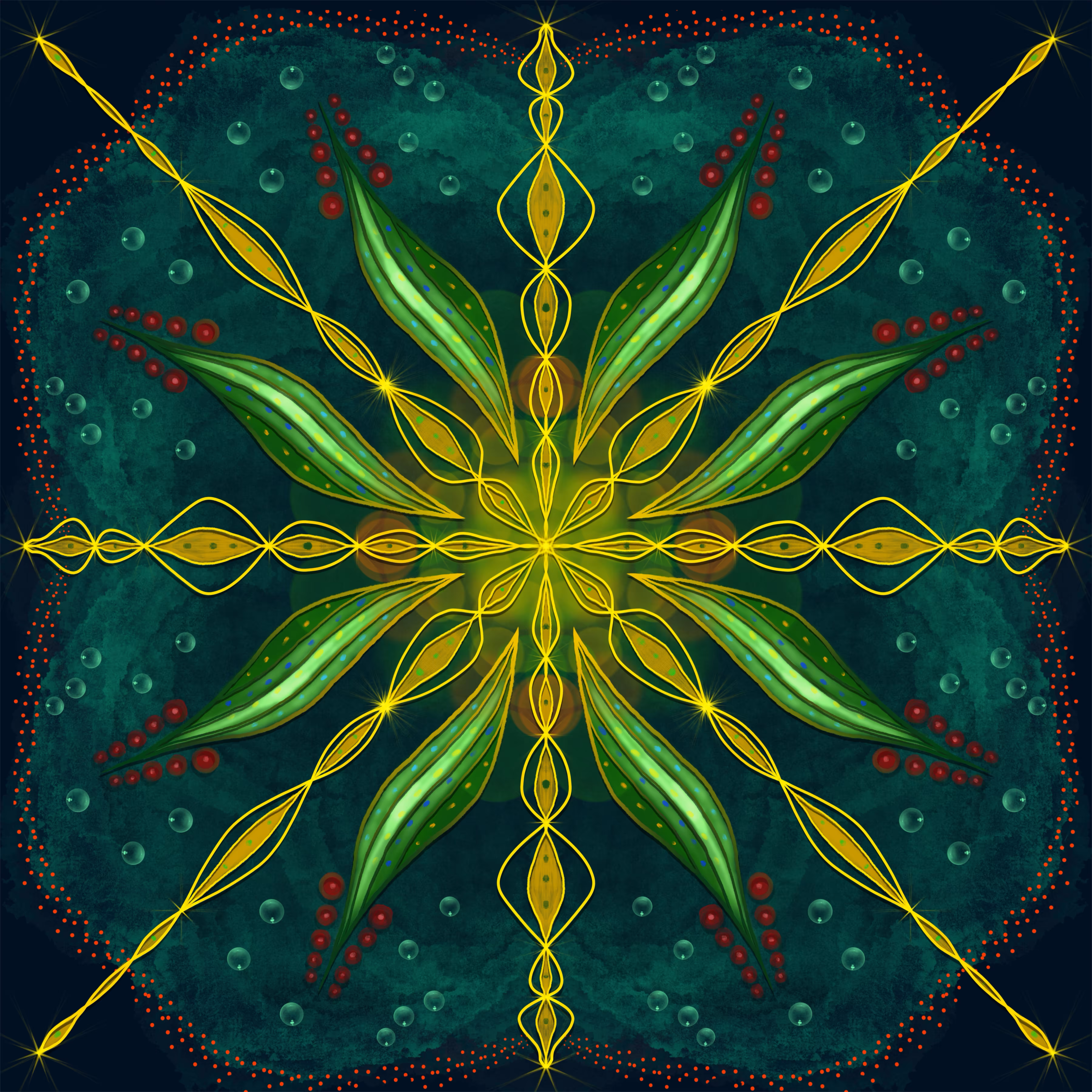 The Green Glow of Life