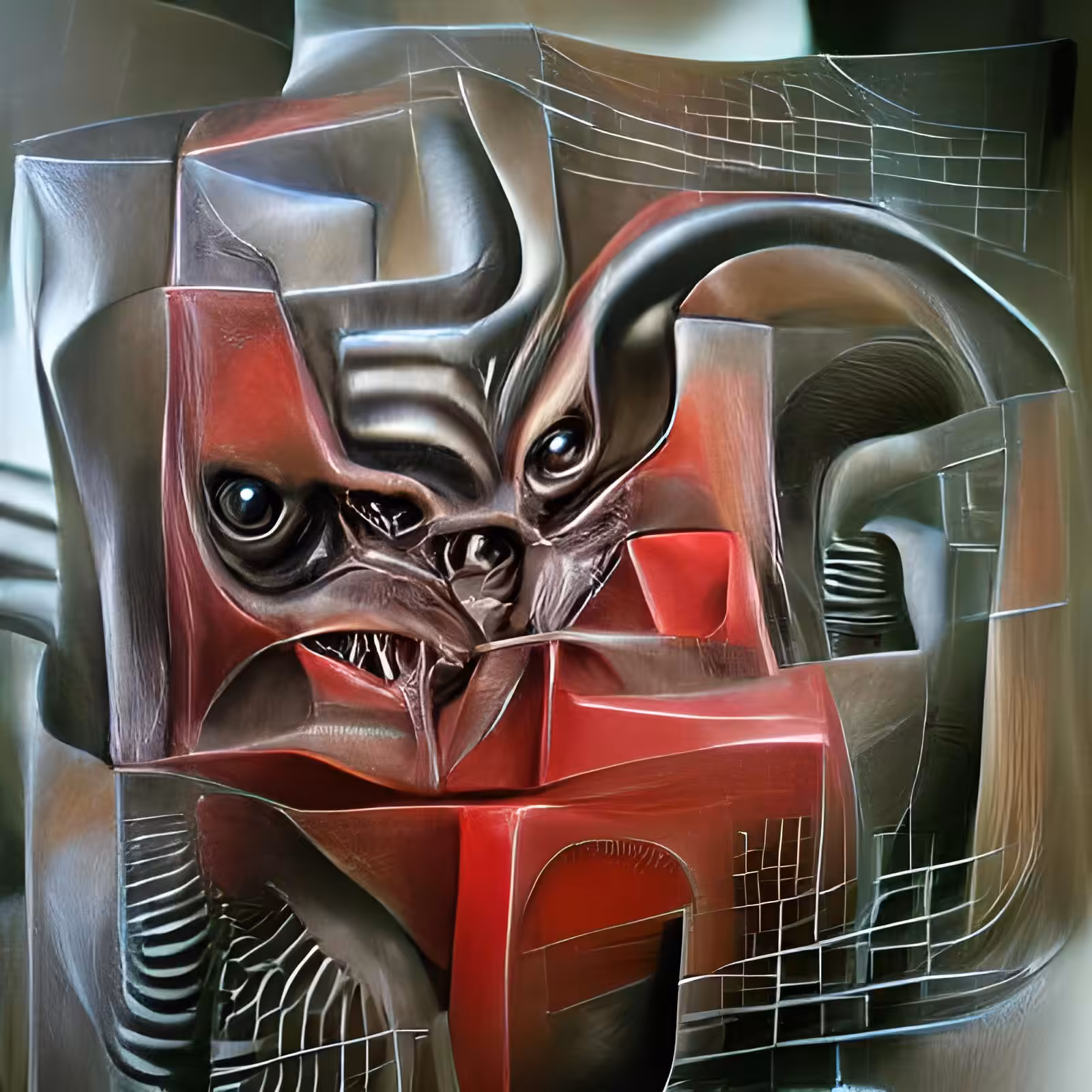 Cubist imps #25