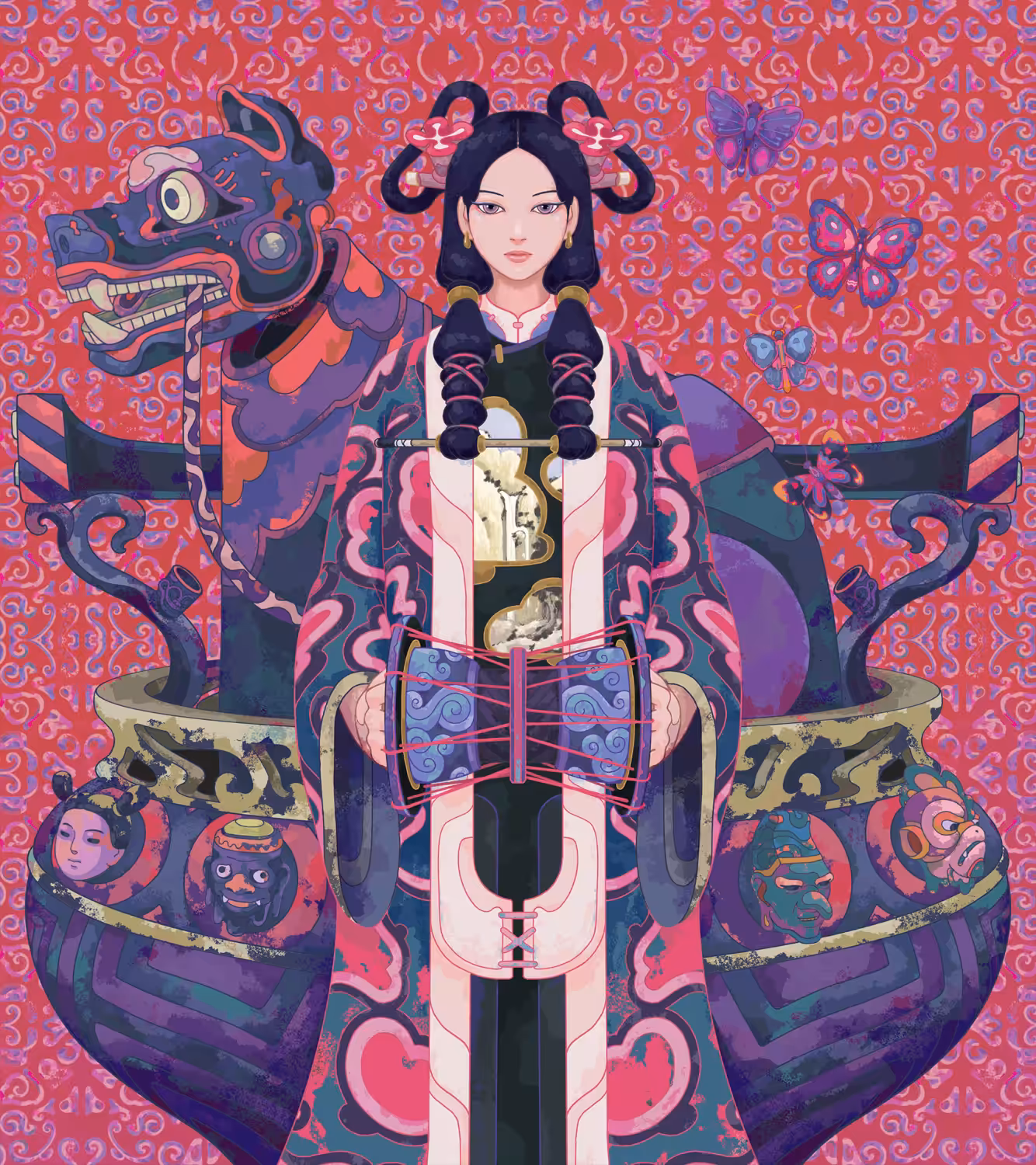 Gandharva with a profound scent / 幽玄の乾闥婆