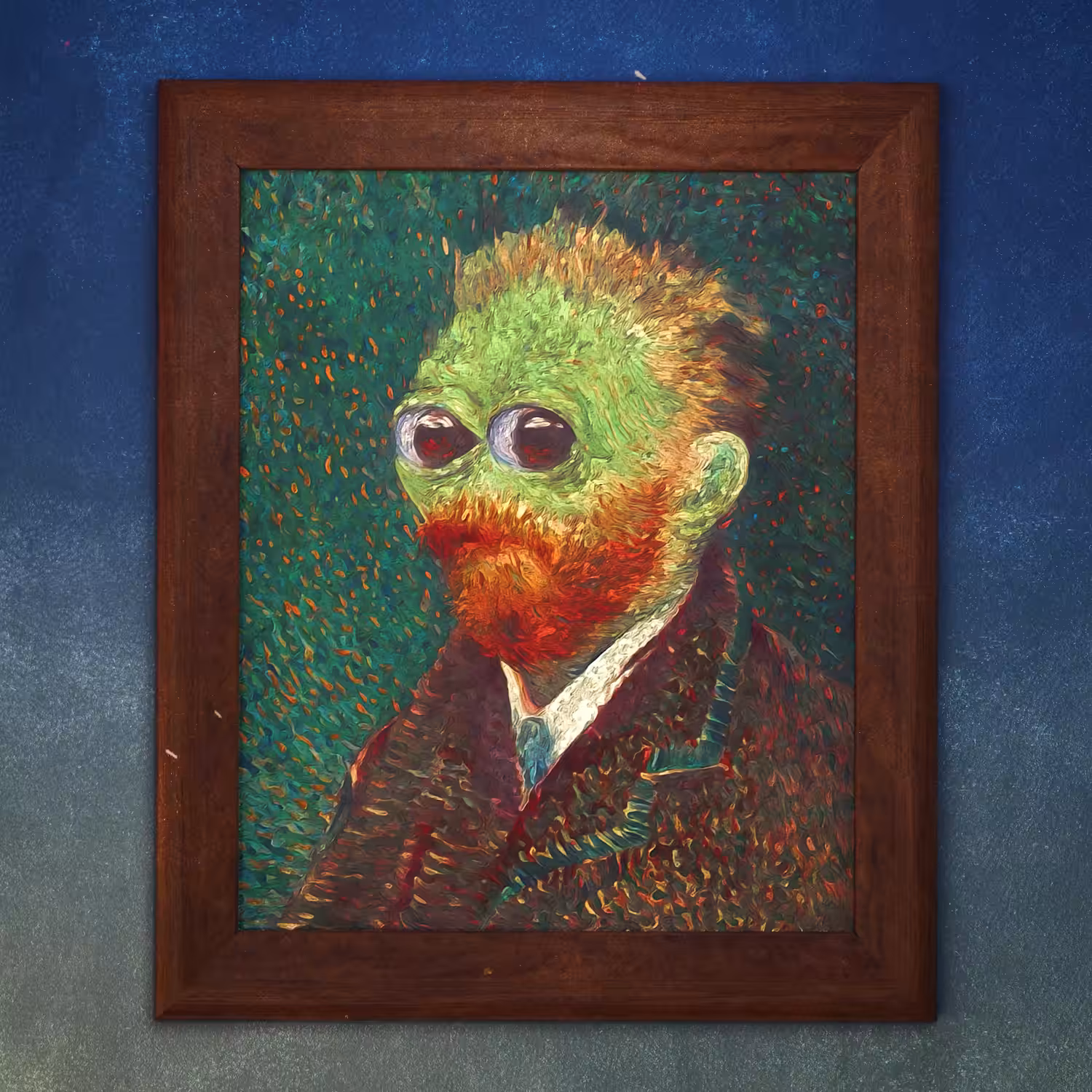 Vincent pep Gogh (Self-Portrait, 2023)