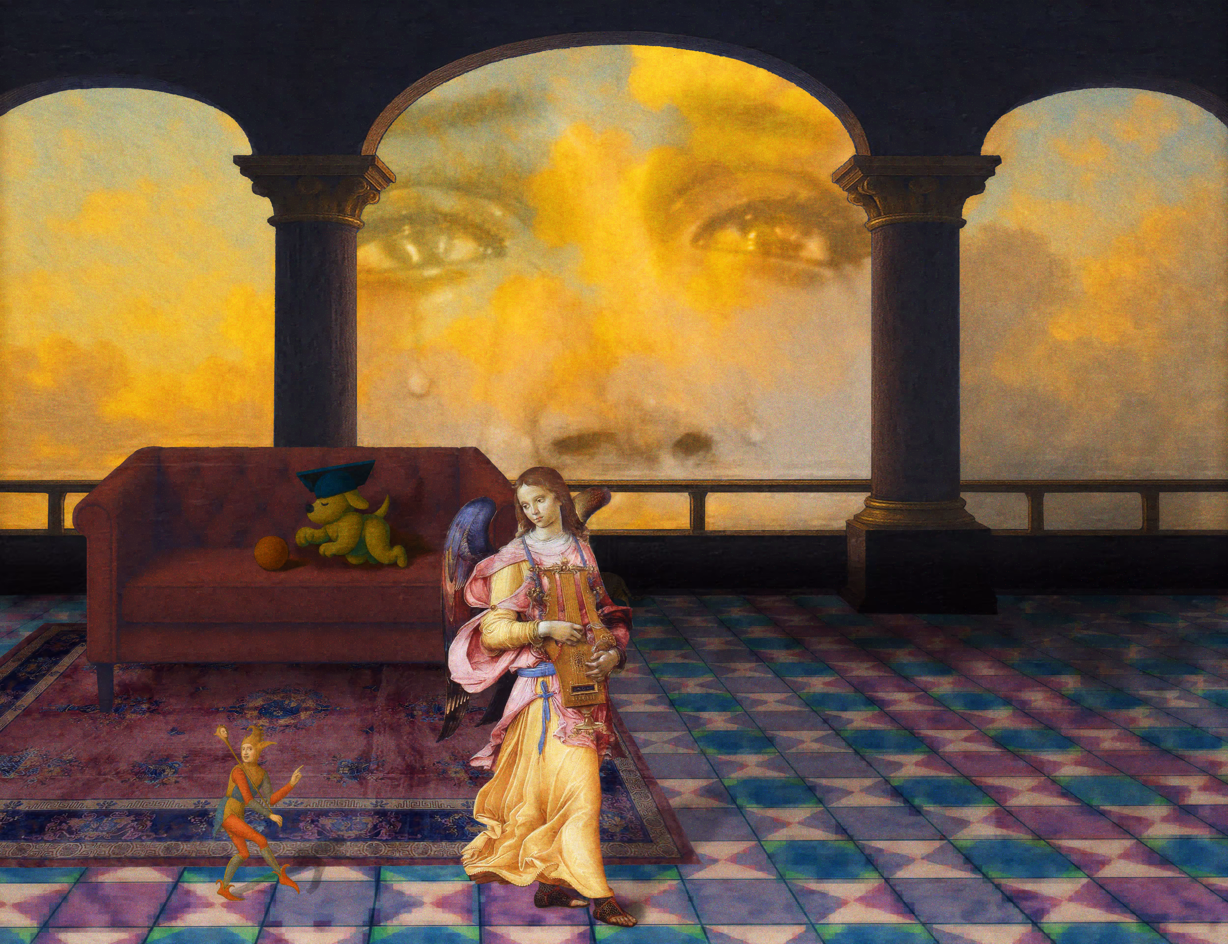 The Pilgrim’s Living Room Crucifixion; Mona Lisa Hyper-Gamble #72