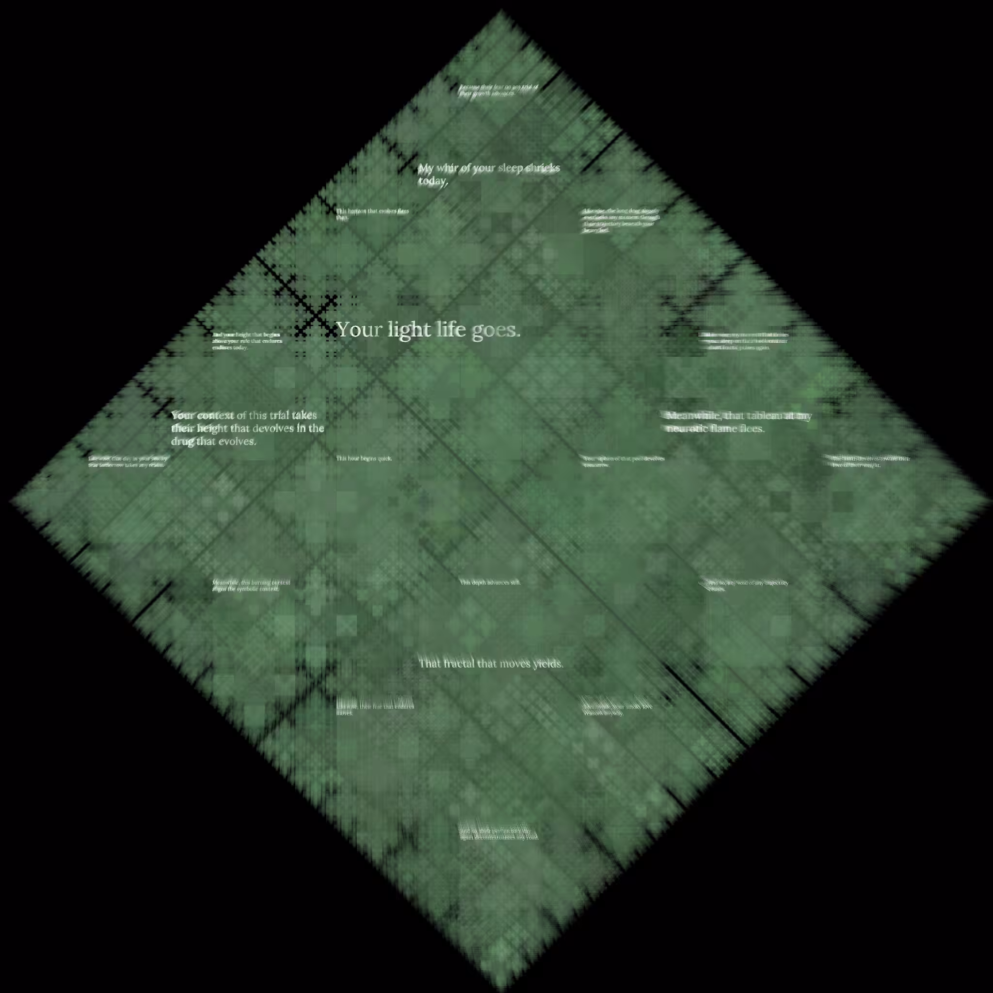 Diamond Fractal Fire #147