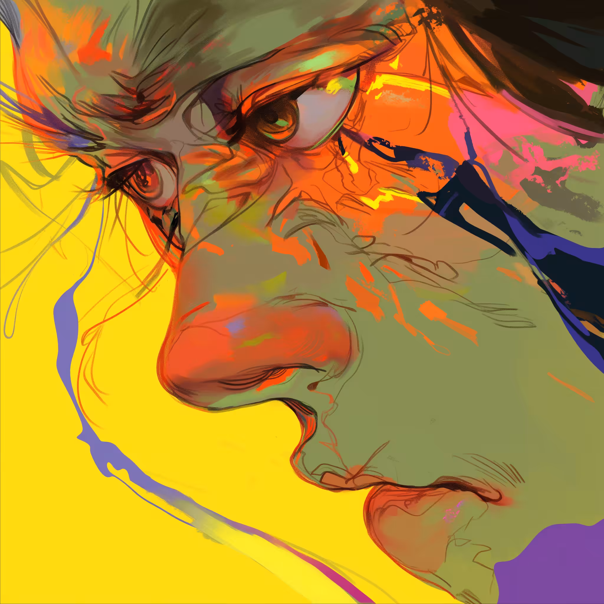 Faces - Study Sketch #227