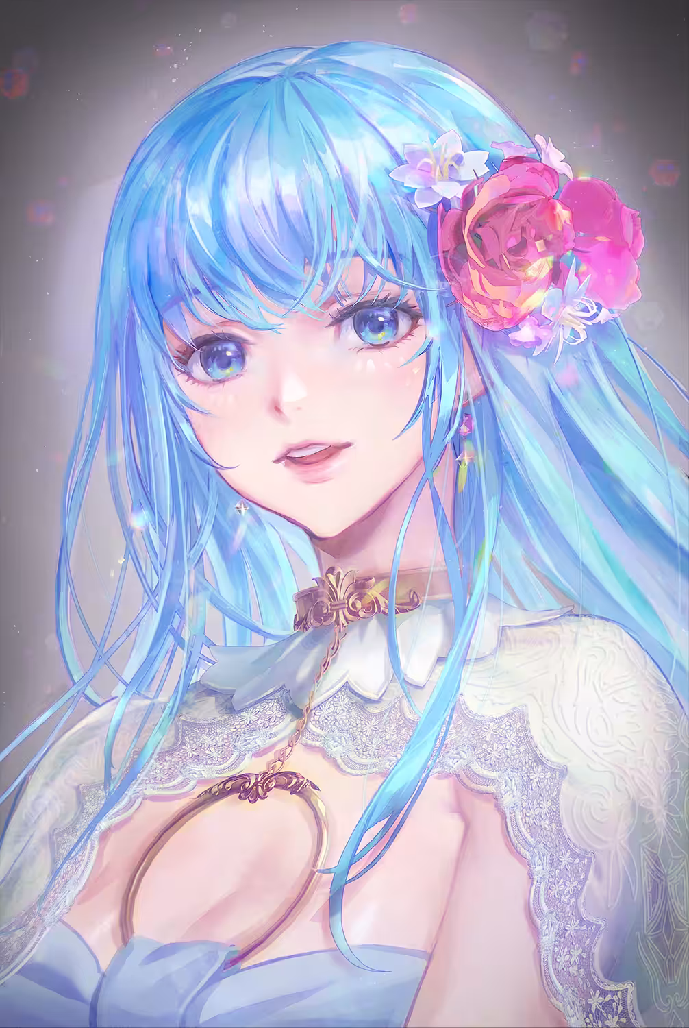blue girl