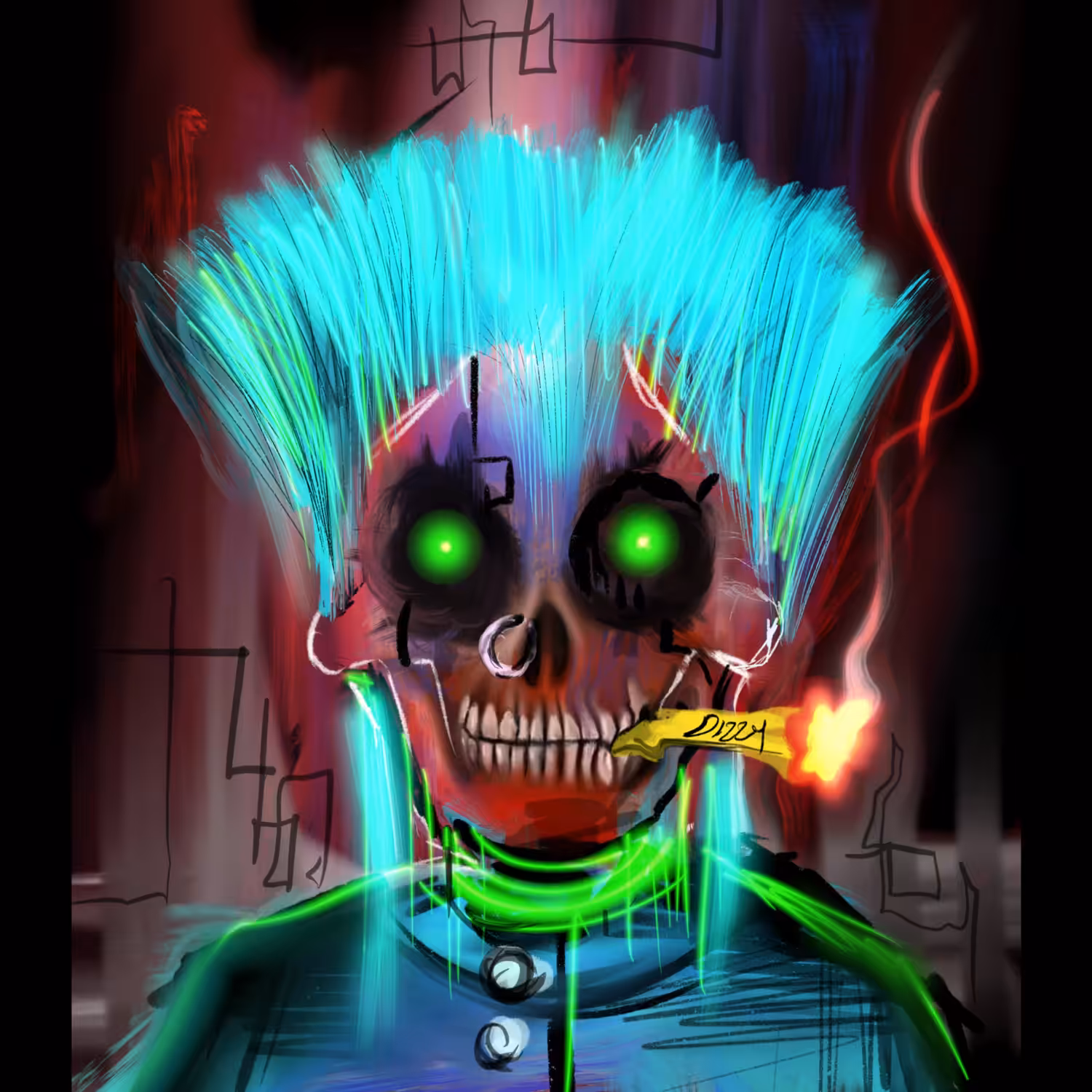 Skull punk#98 London punk