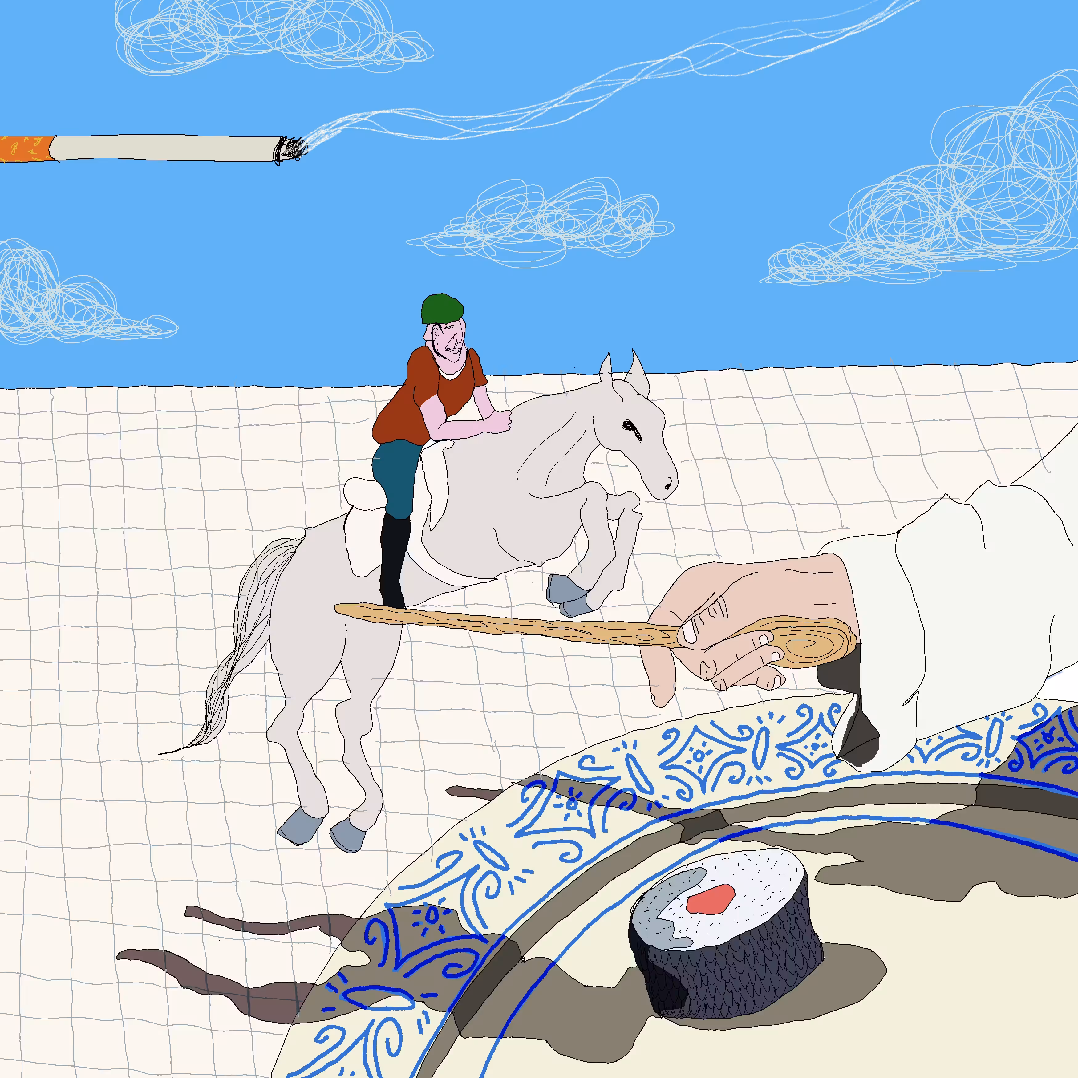 sushi horse